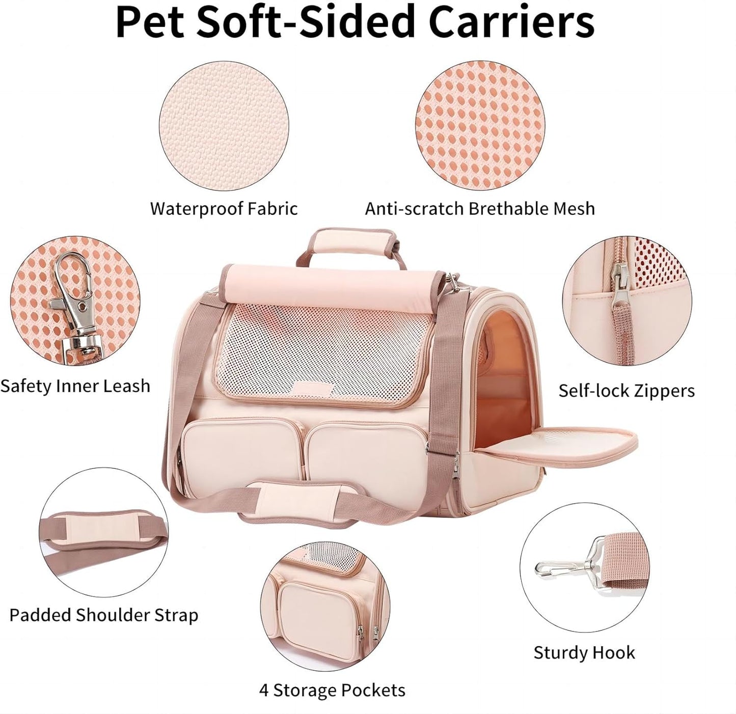 Katzentransportbox, Rosa(gross)