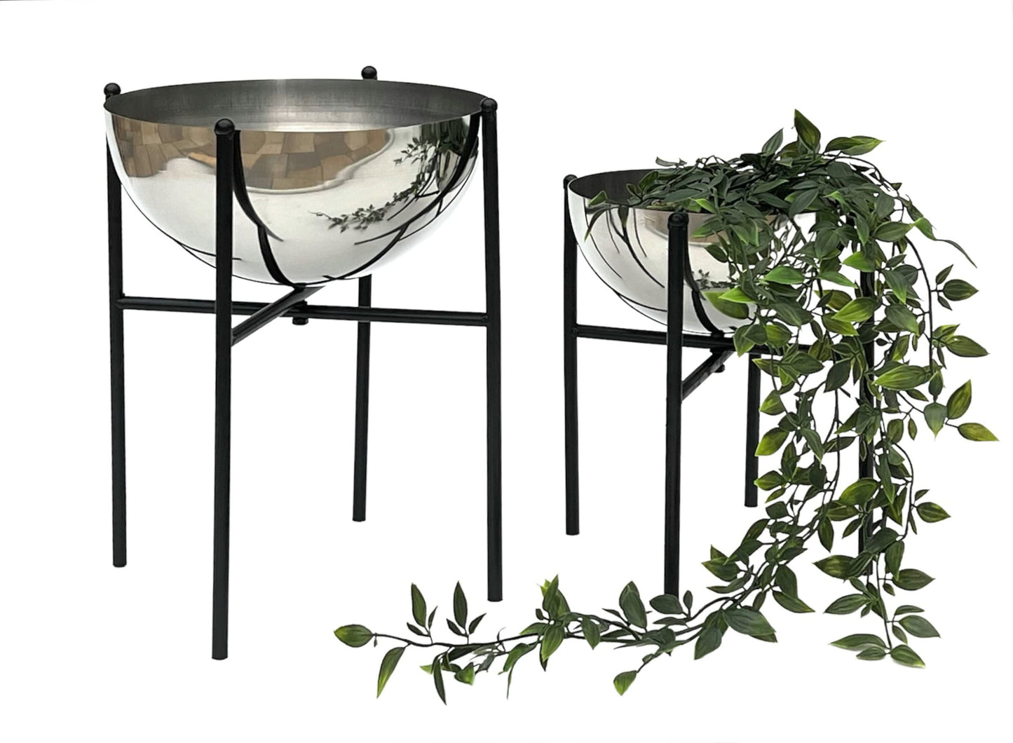 2-teiliges Blumenhocker-Set Modern, 96257