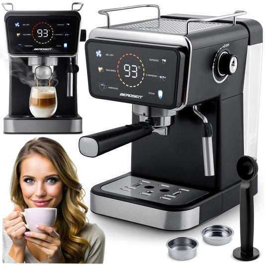 Espressomaschine mit Milchaufschäumer