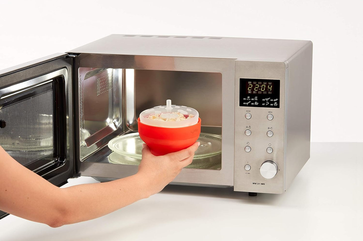 Mini Popcorn-Set für Mikrowelle (2er-Set), 2 Mini
