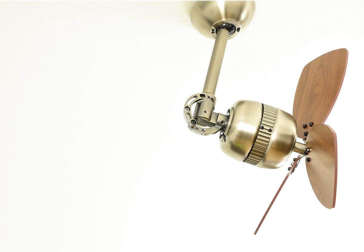 FN11156 Deckenventilator Toledo, Zinn Antik / Walnuss