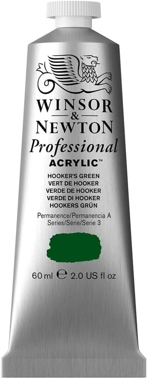 Professional Acrylfarbe 2320311, Hooker's Grün Professional Acrylfarbe - 60ml Tube