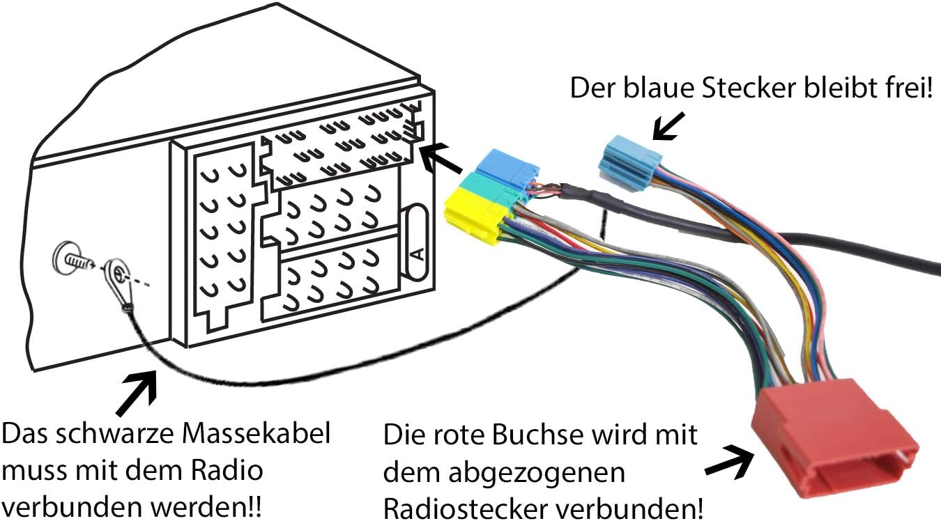 Bluetooth Audio Adapter für Audi/VW/SEAT/Skoda, 8pin