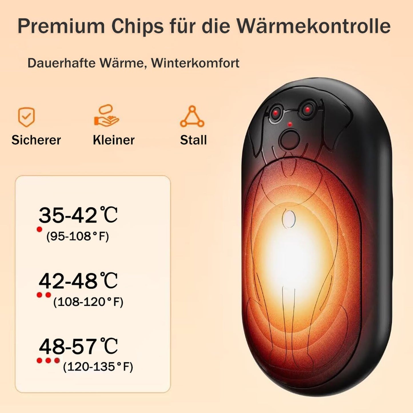 Hand Warmer, Schwarz