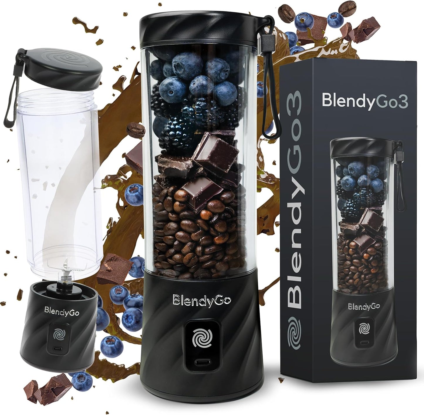 Standmixer mit PulseMotion, Schwarz