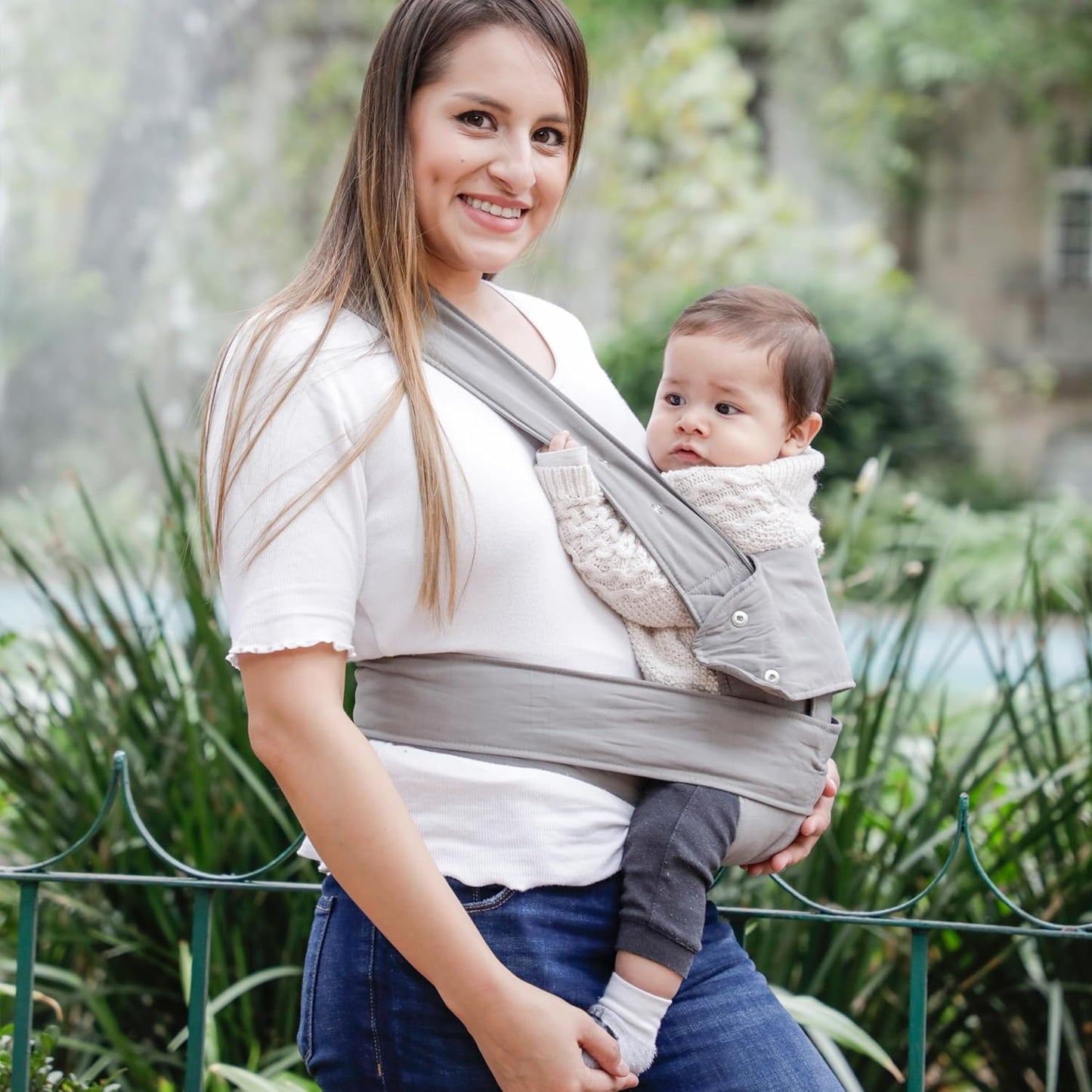 Breeze 2.0 Babytrage, L Breeze / lightgrey