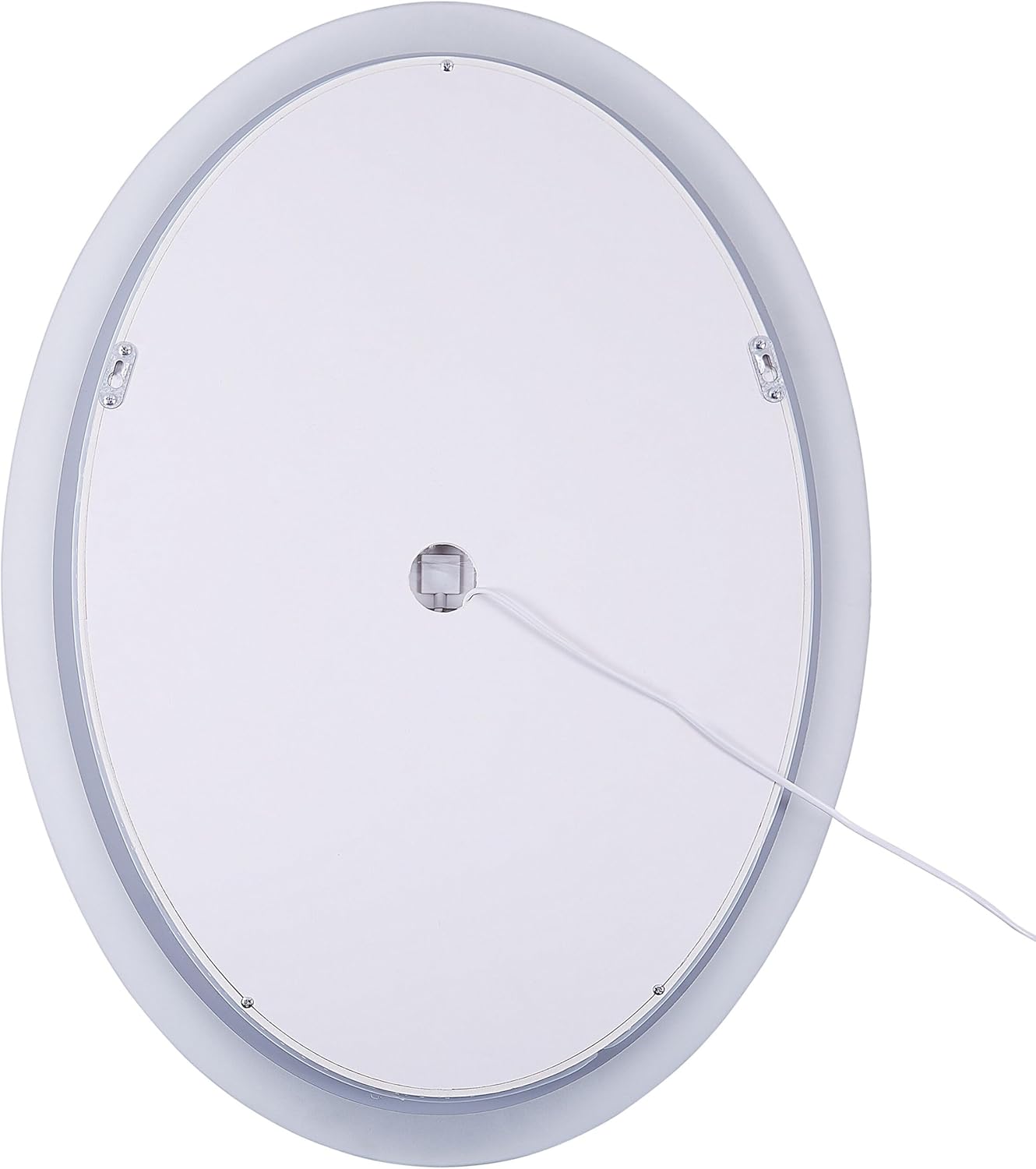 Ovaler Badspiegel mit LED-Beleuchtung, 80x60 cm