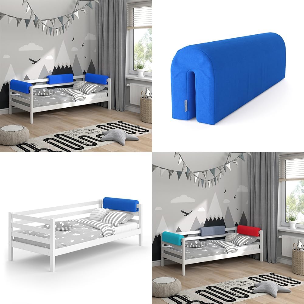 Bettumrandung Kantenschutz für Kinderbett, Blau
