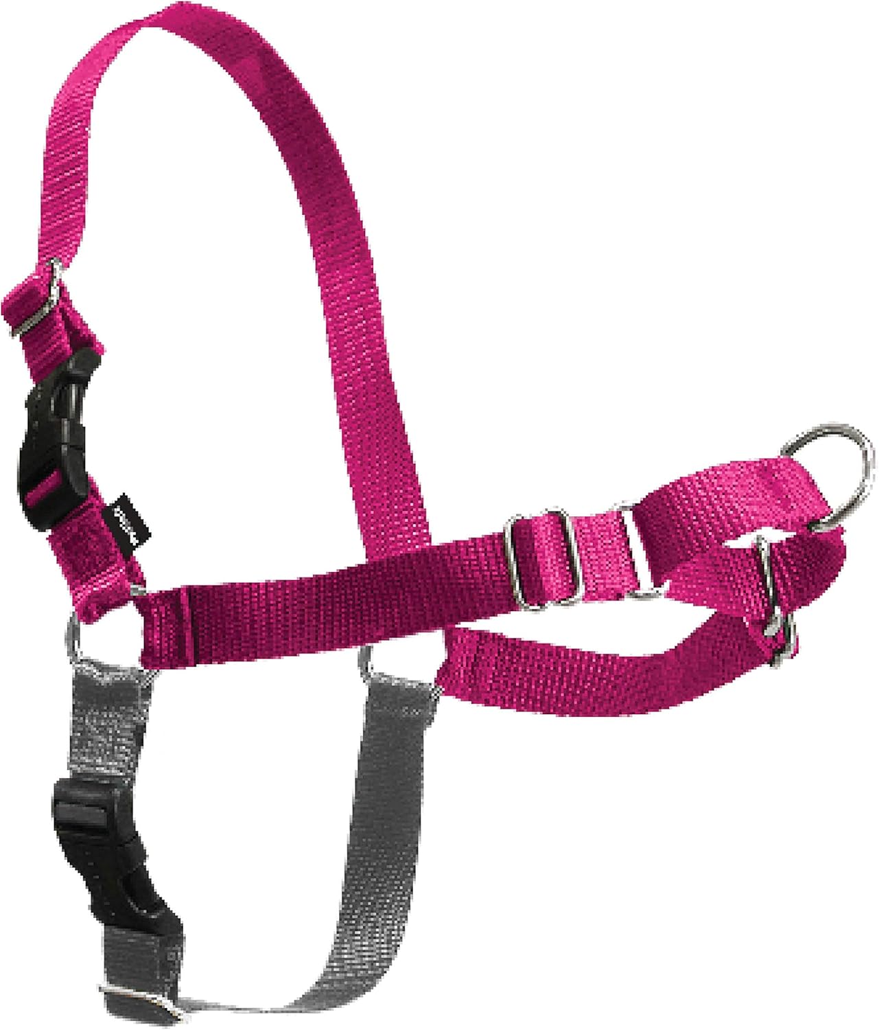Easy Walk Anti-Zieh-Hundegeschirr mit 1,8 m Leine, L Rosa