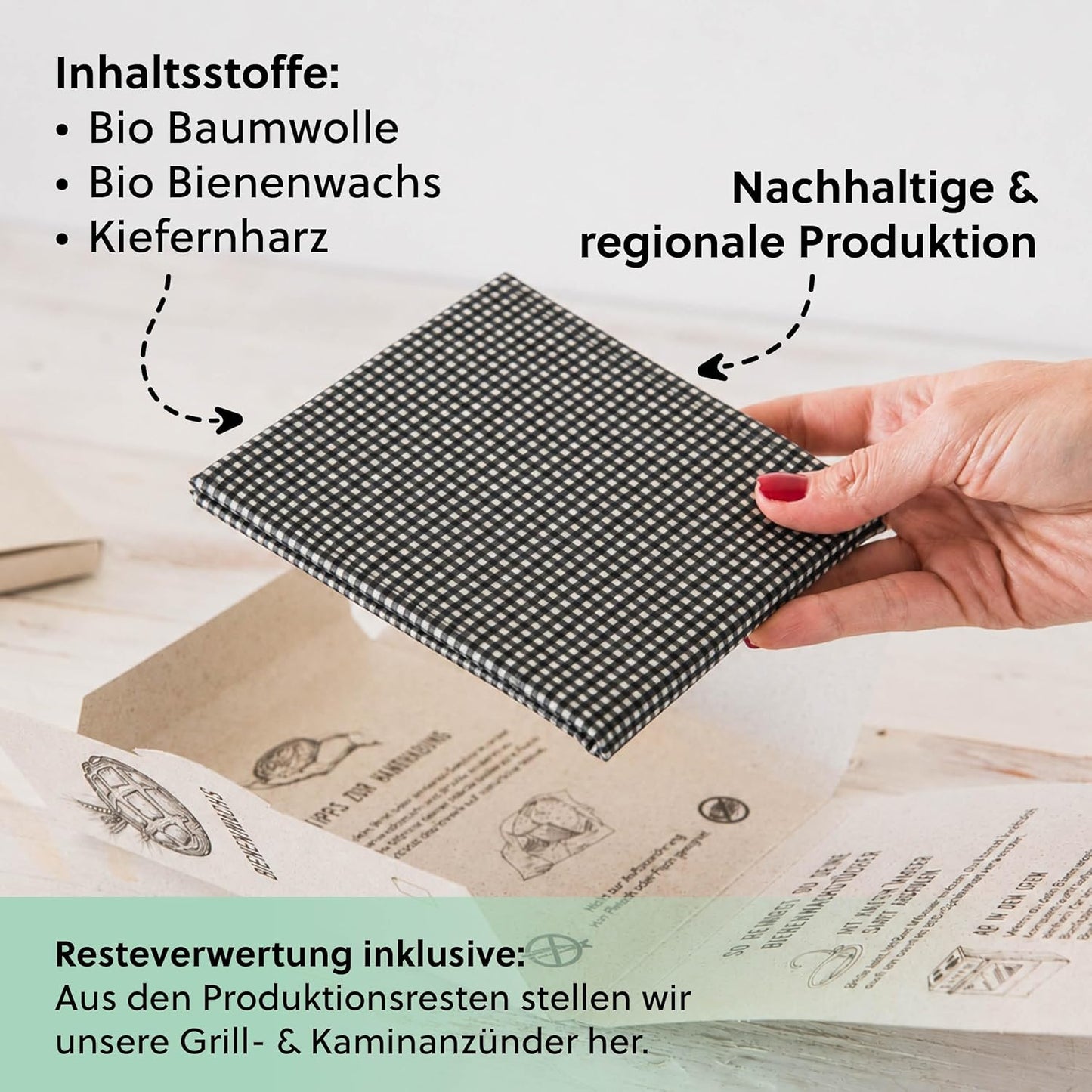 XXL Bienenwachstuch für Brote