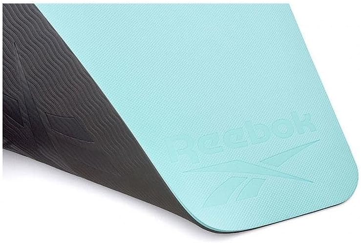 Doppelseitige Yogamatte, Blau