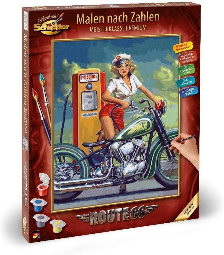 Malen nach Zahlen Set Route 66