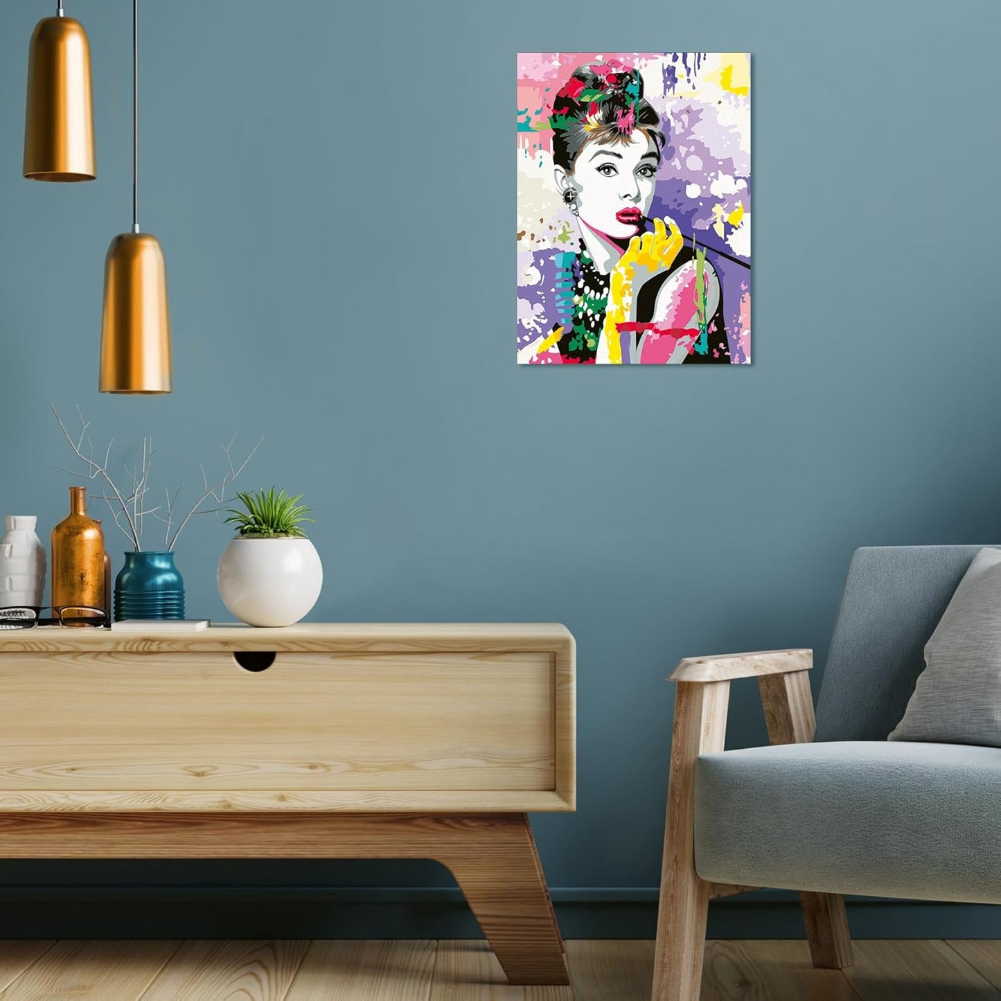 CreArt Malen nach Zahlen Audrey Hepburn