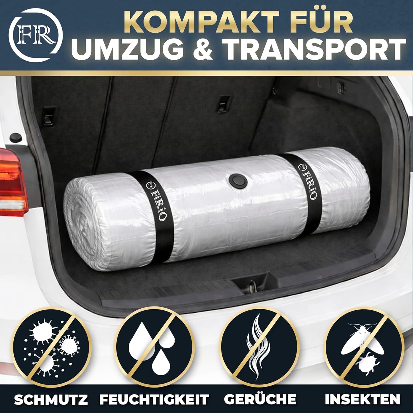 Vakuumbeutel für Matratzen, Matratze Small (bis 200x100cm)