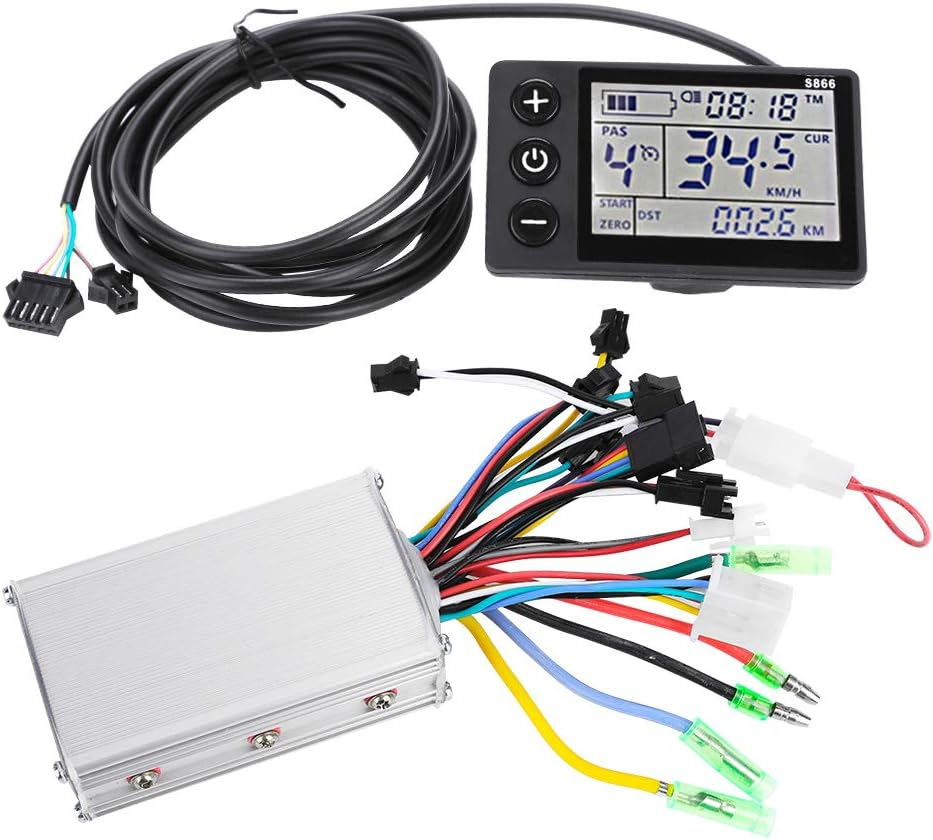 E-Bike-Controller mit LCD-Display, 36 V/48 V, 350 W