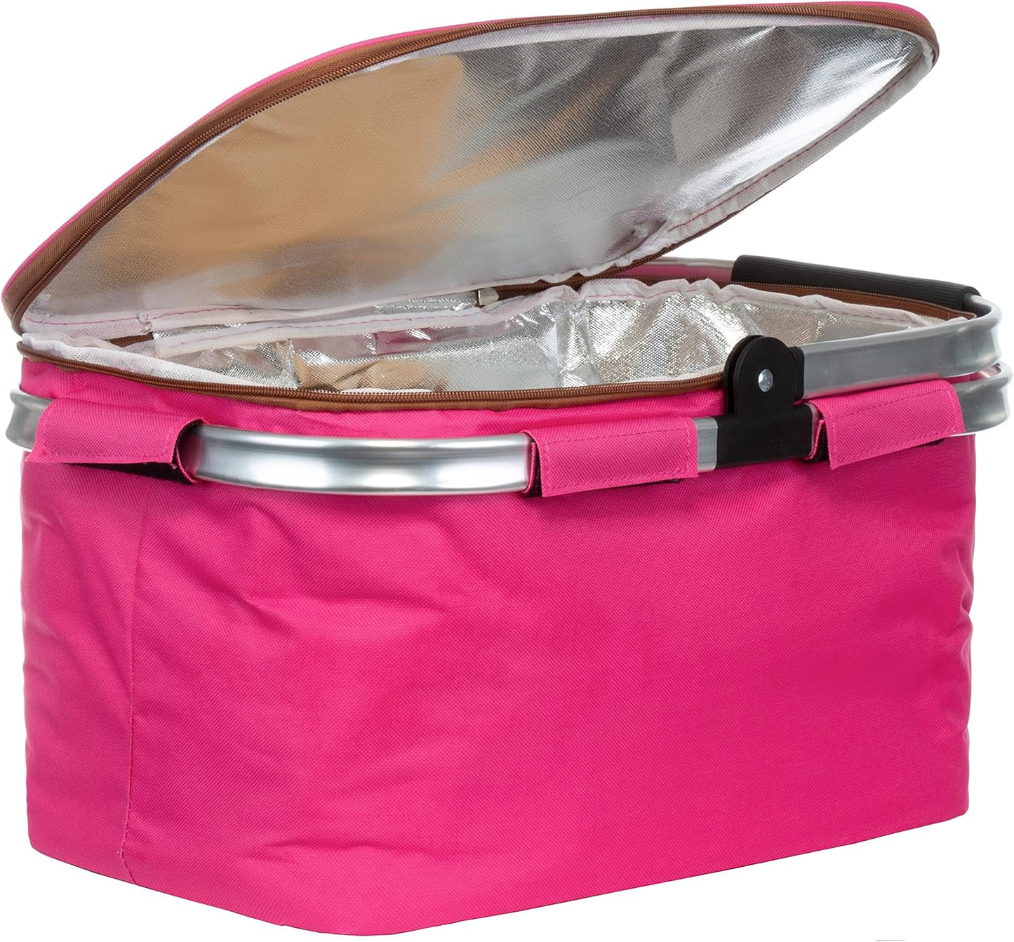 Faltbarer Einkaufskorb, Pink