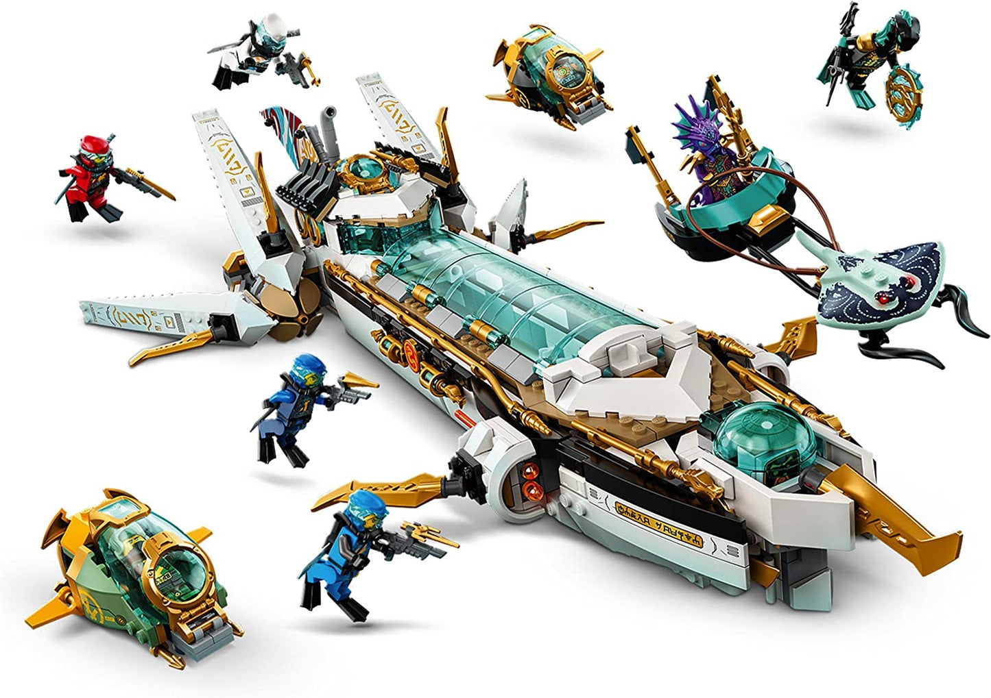 71756 Ninjago Wassersegler, Konstruktionsspielzeug, Standard Verpackung Single