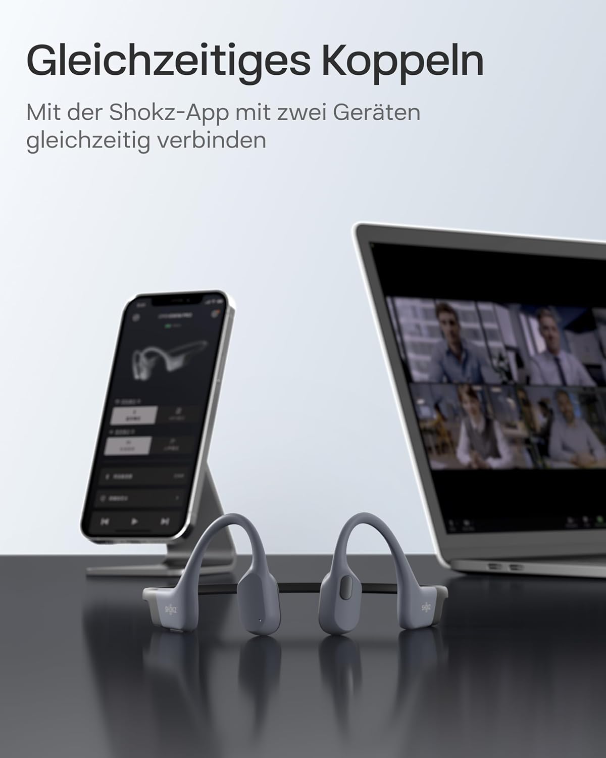 OpenSwim Pro, Kabelloses Laden Grau