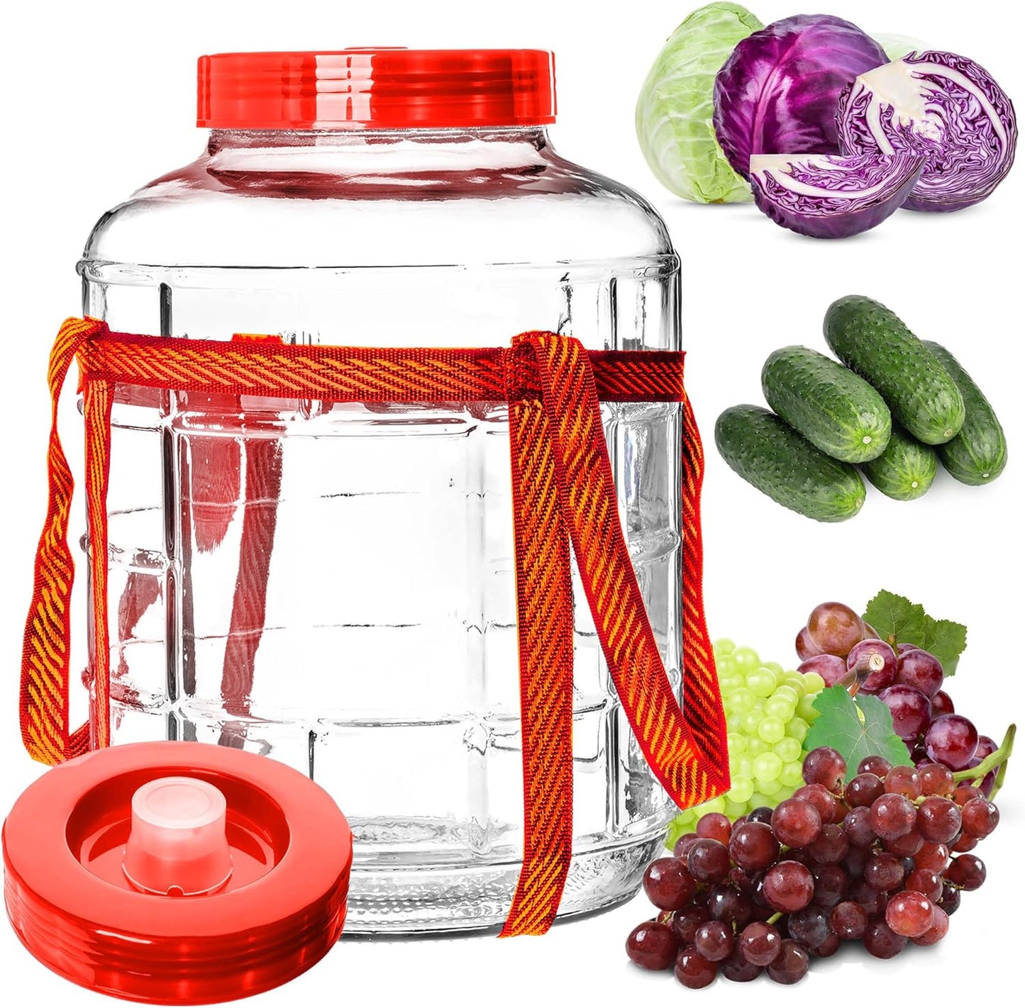 Glasgärballon, 10L