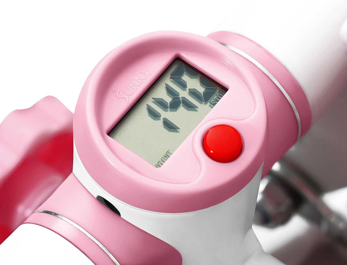 Stepper für Zuhause mit Widerstandsbändern und App, Klassisch / Pink