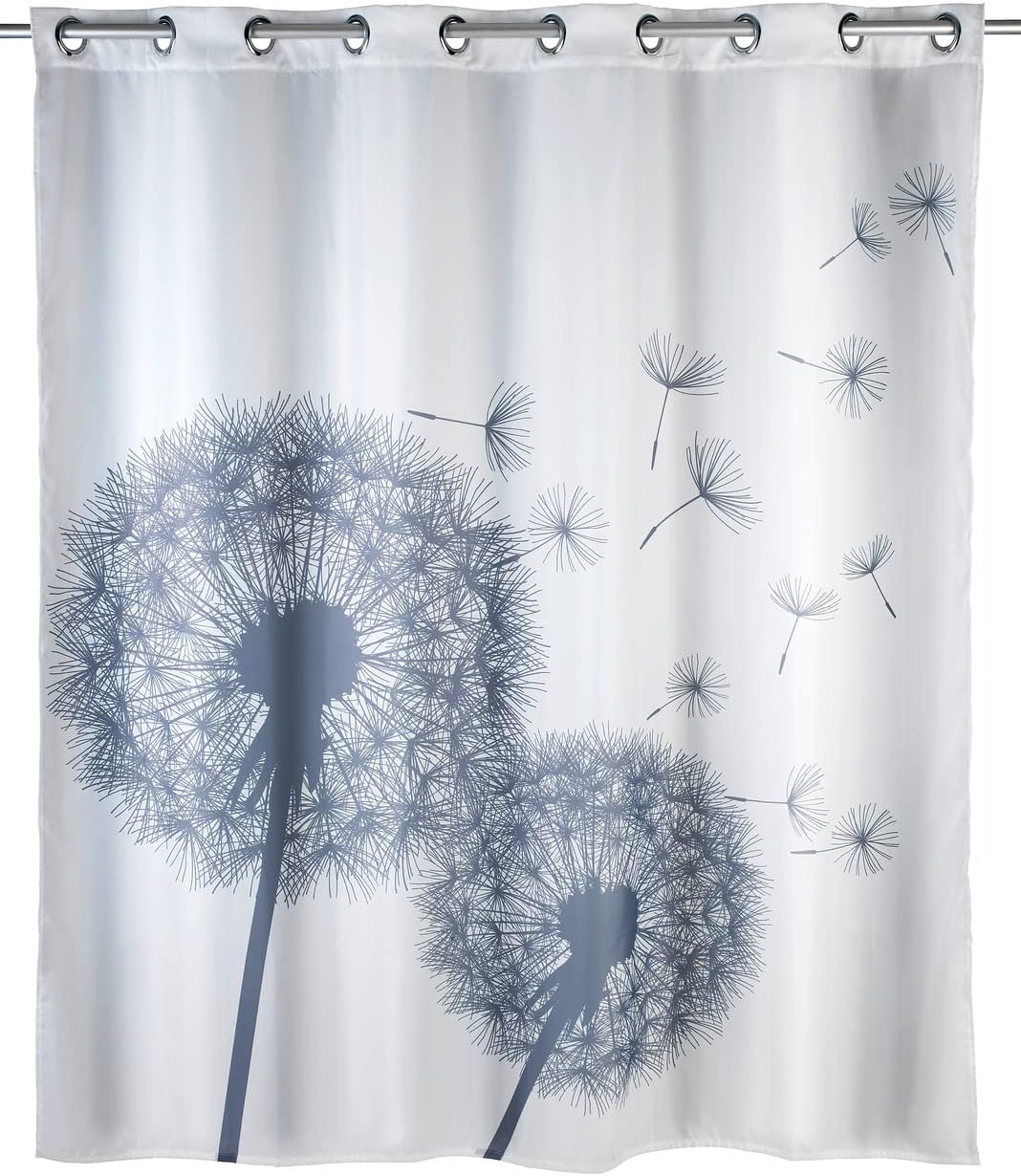 Anti-Schimmel Duschvorhang Astera mit Flex-Ringen, Astera