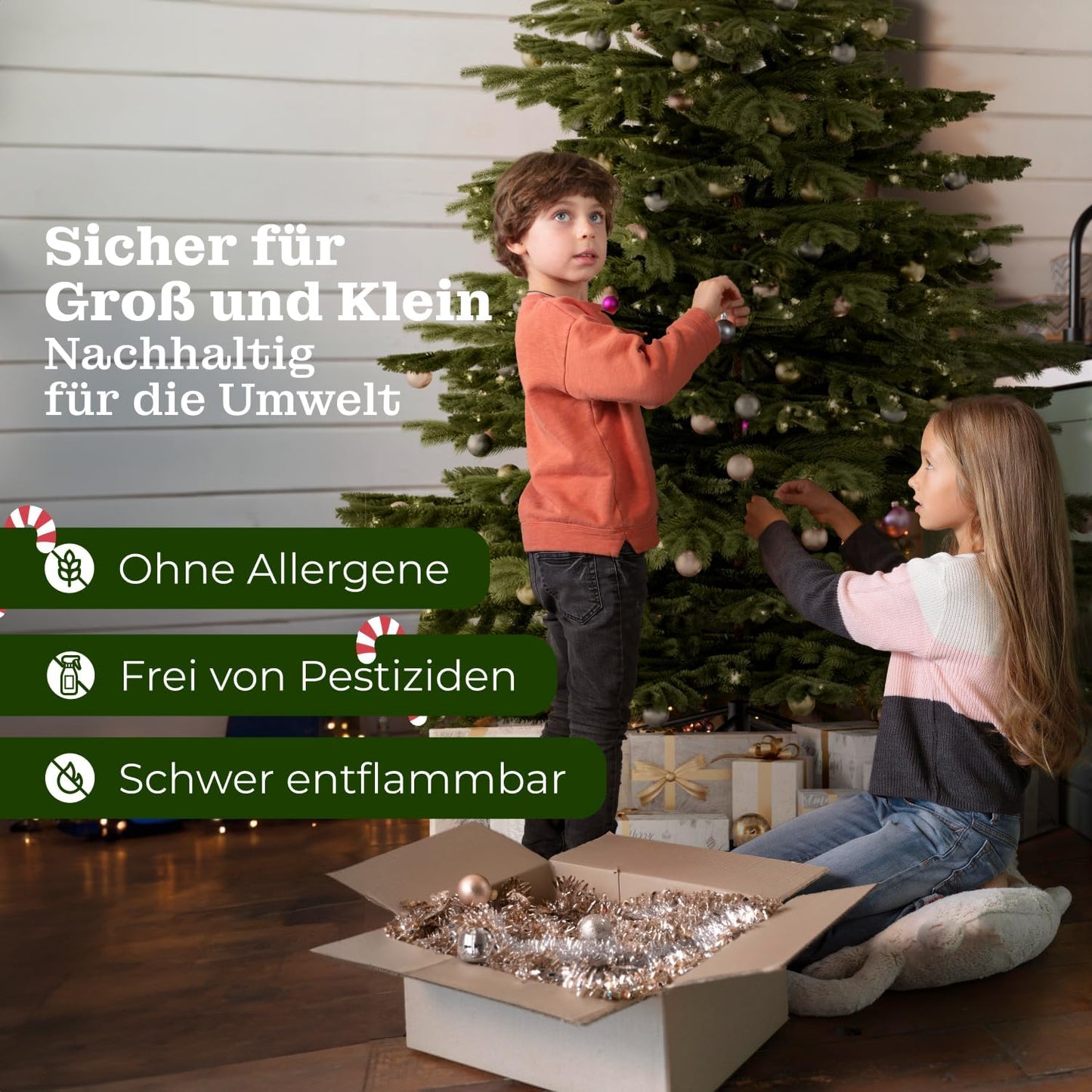 Künstlicher Weihnachtsbaum, 210 cm LED
