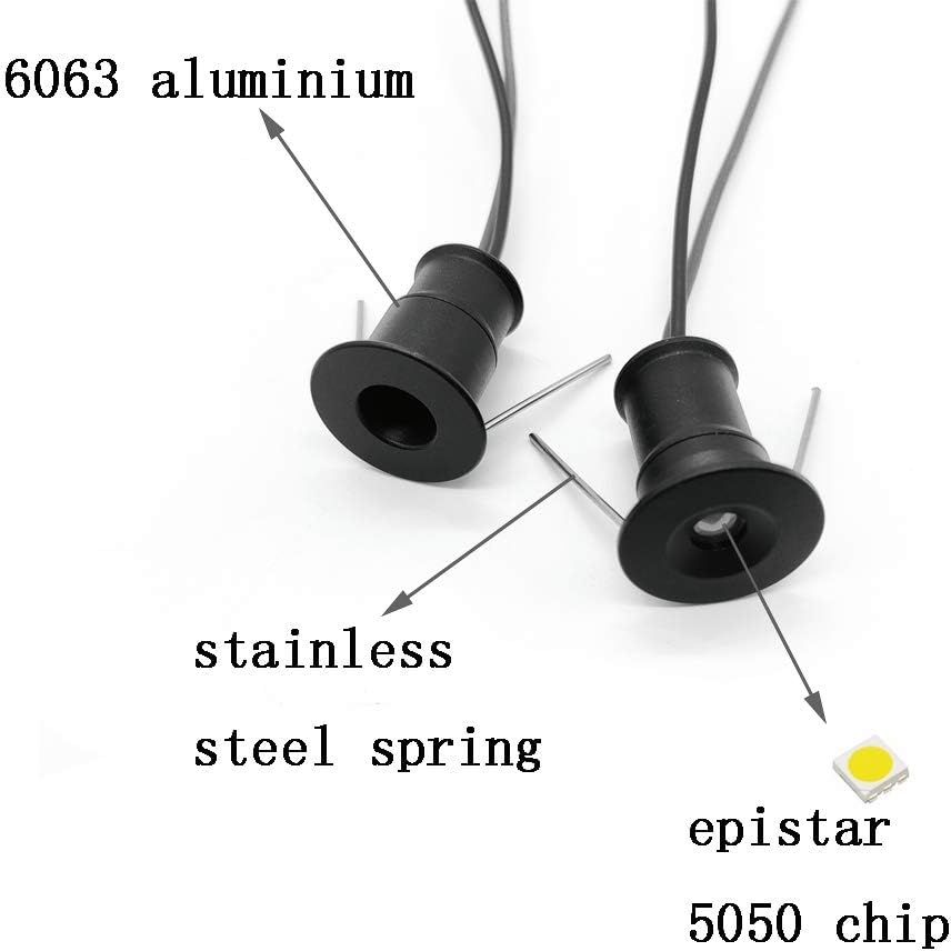 Mini LED-Einbauspot 9er-Set, Warmweiss 120°