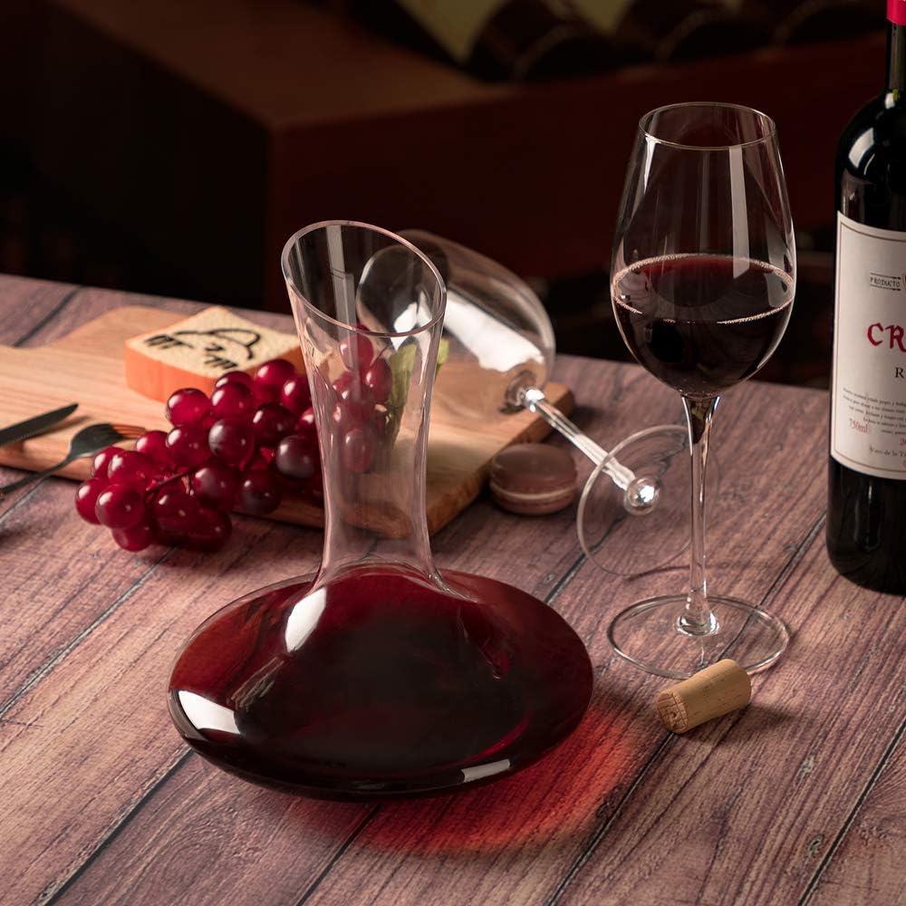 Weinkaraffen-Set mit Zubehör, Transparent