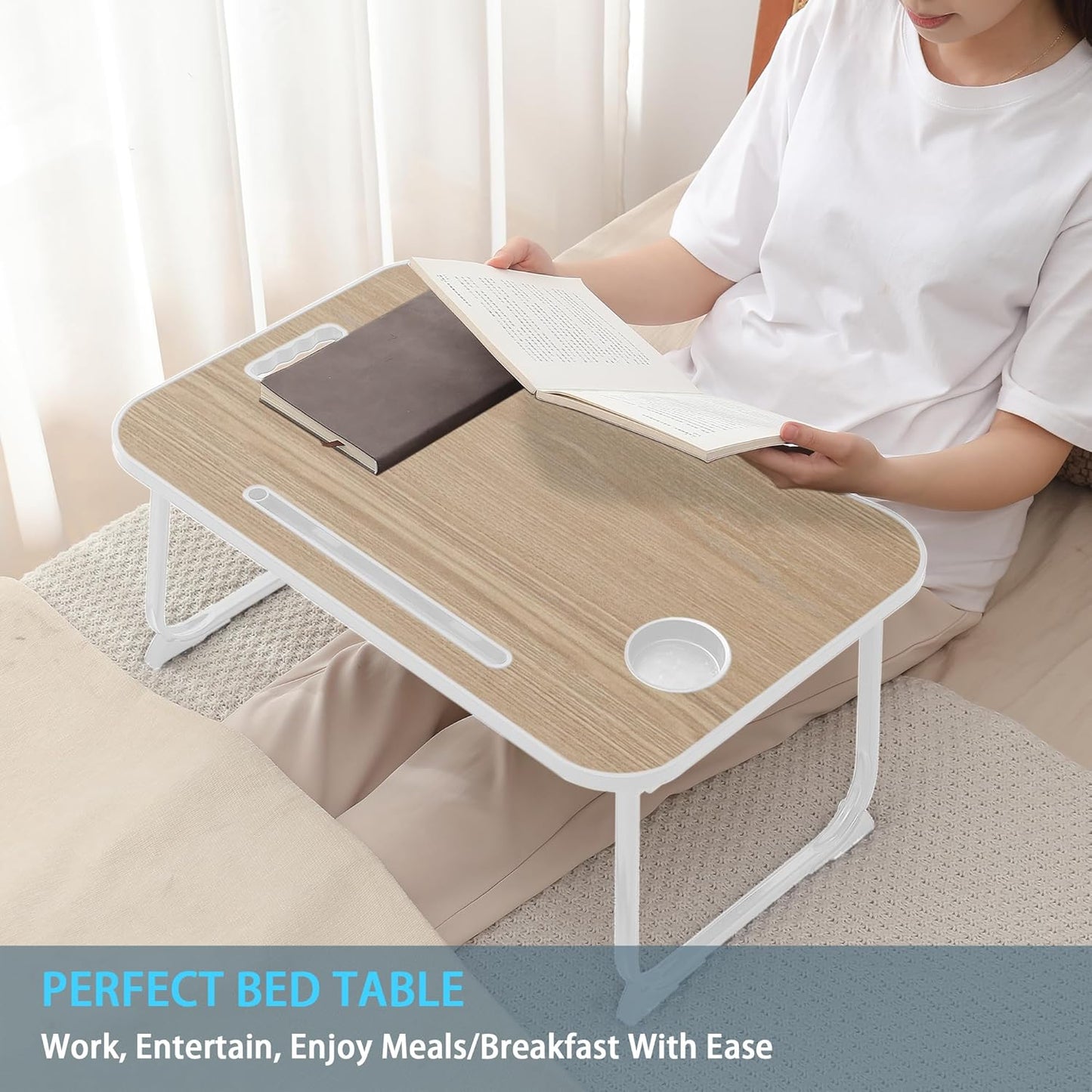 Laptop-Betttisch, Wood