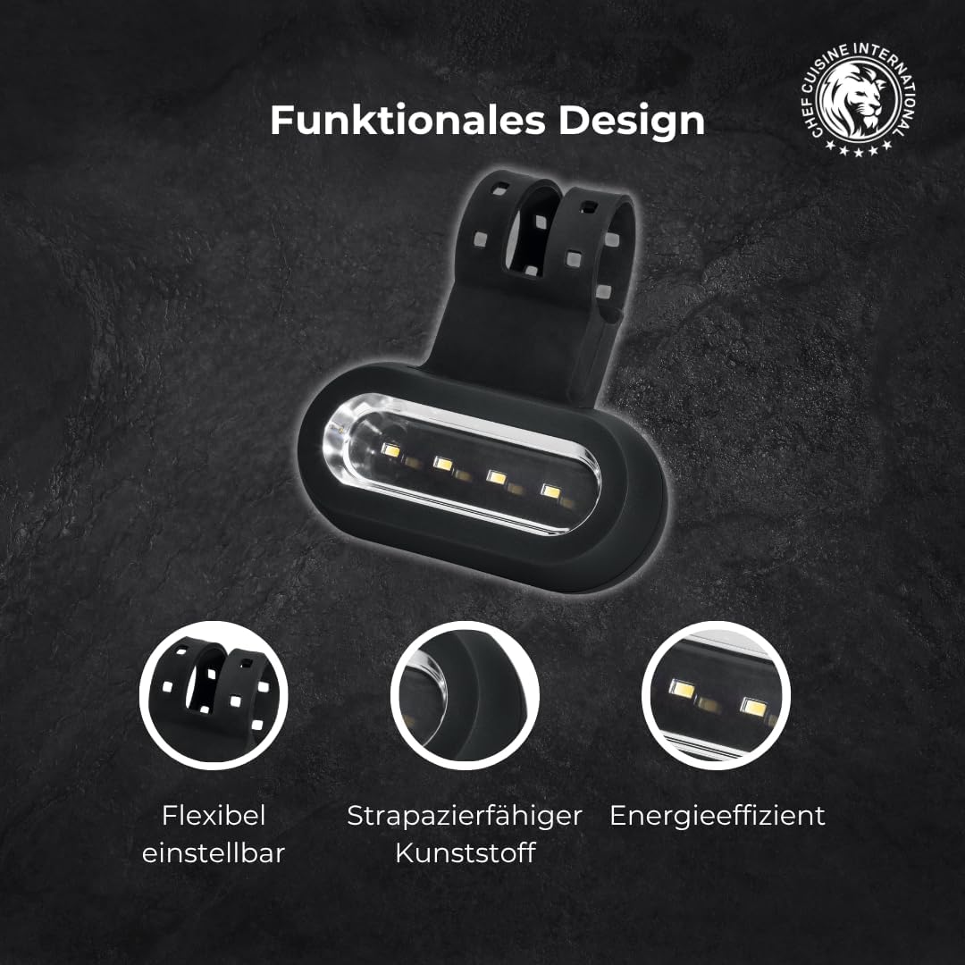 LED Grillbeleuchtung mit drei Helligkeitsstufen