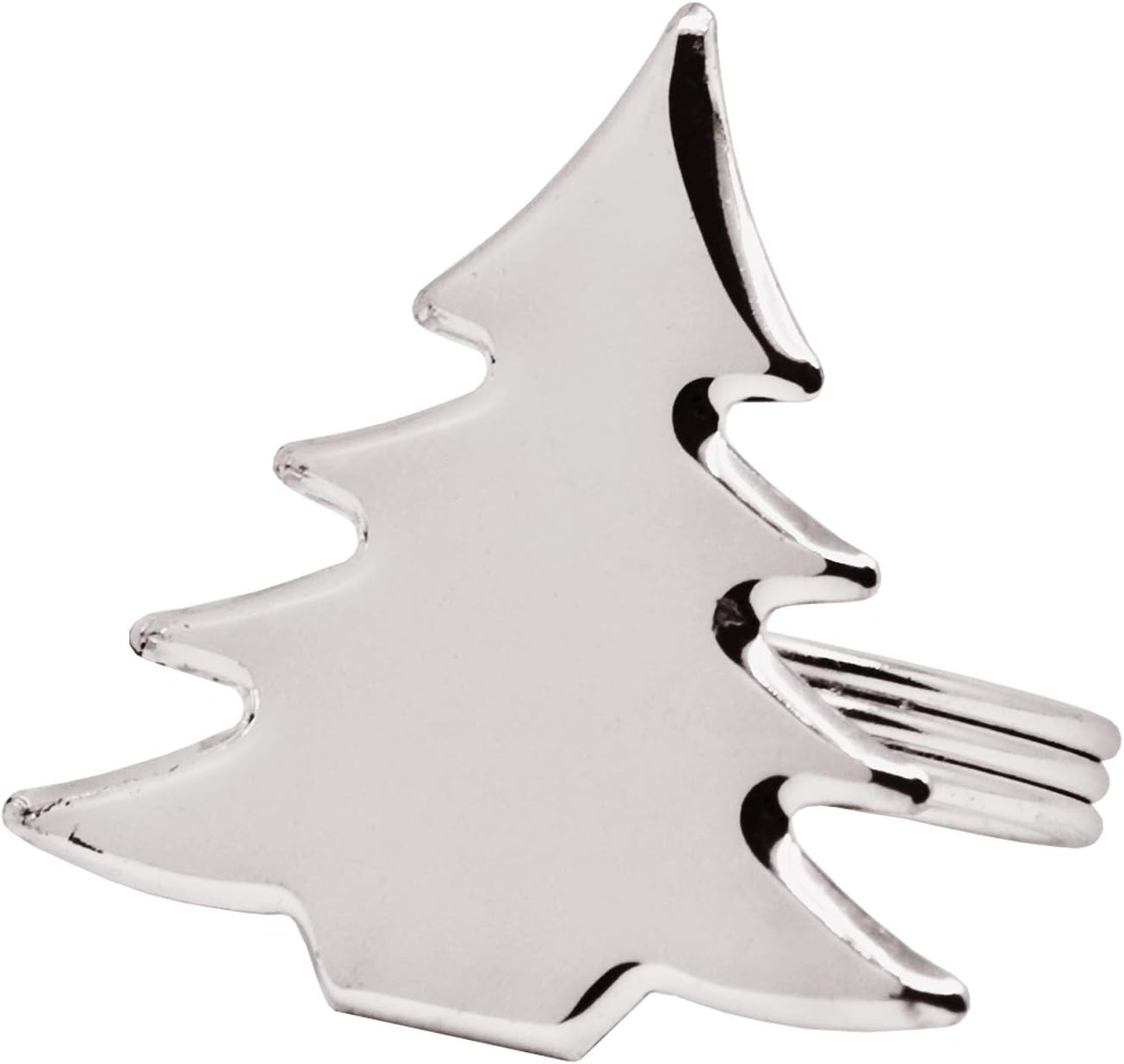 4er-Serviettenringe-Set mit Tannenbaum-Motiv