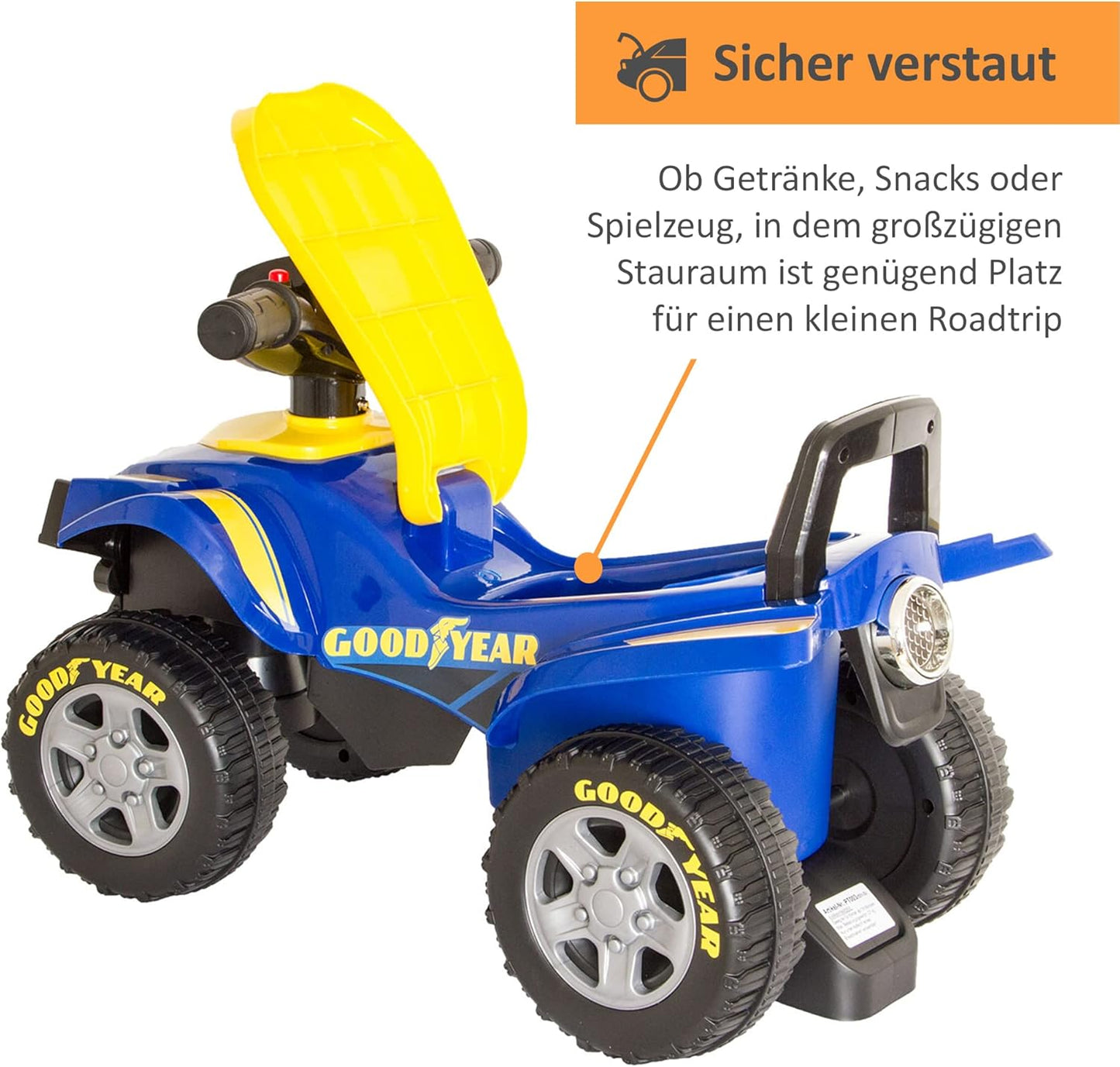 Quad Rutschauto, Blau