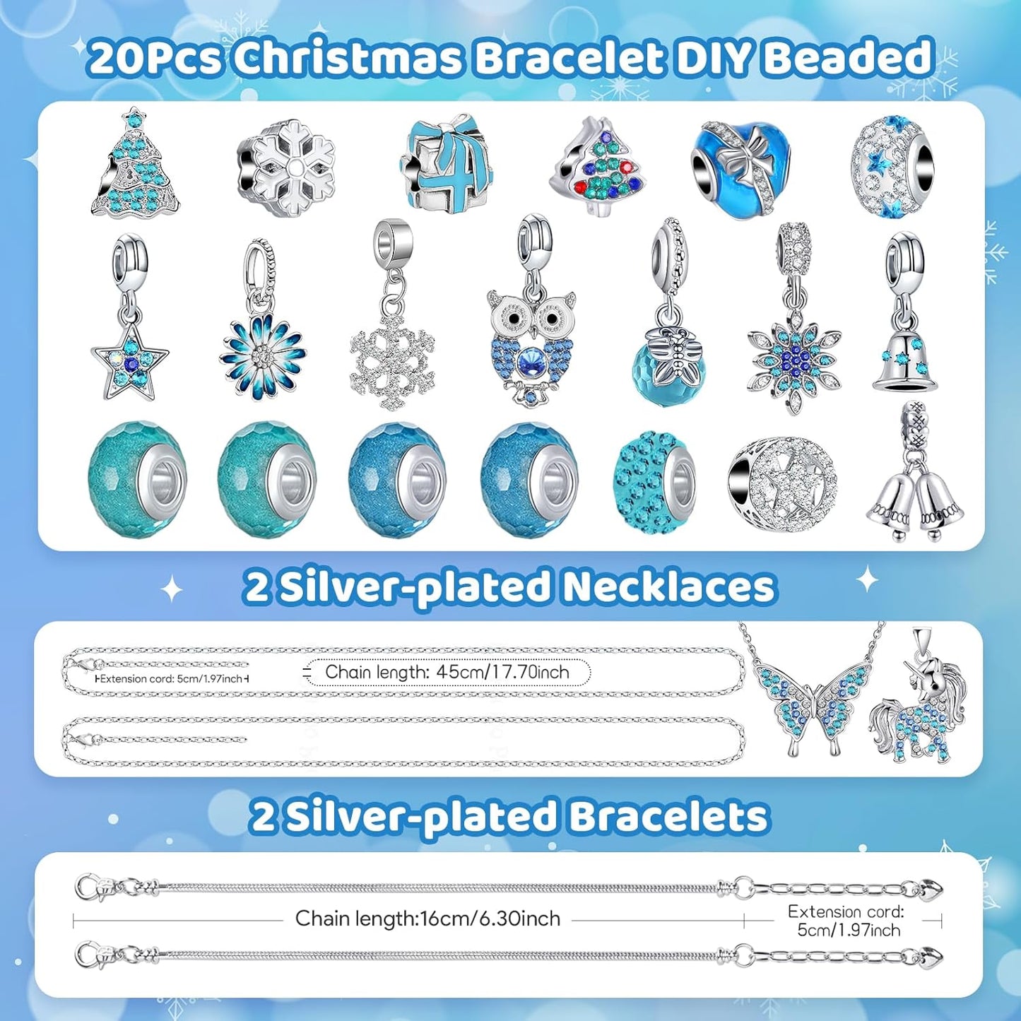 Adventskalender Schmuck-Bastelset