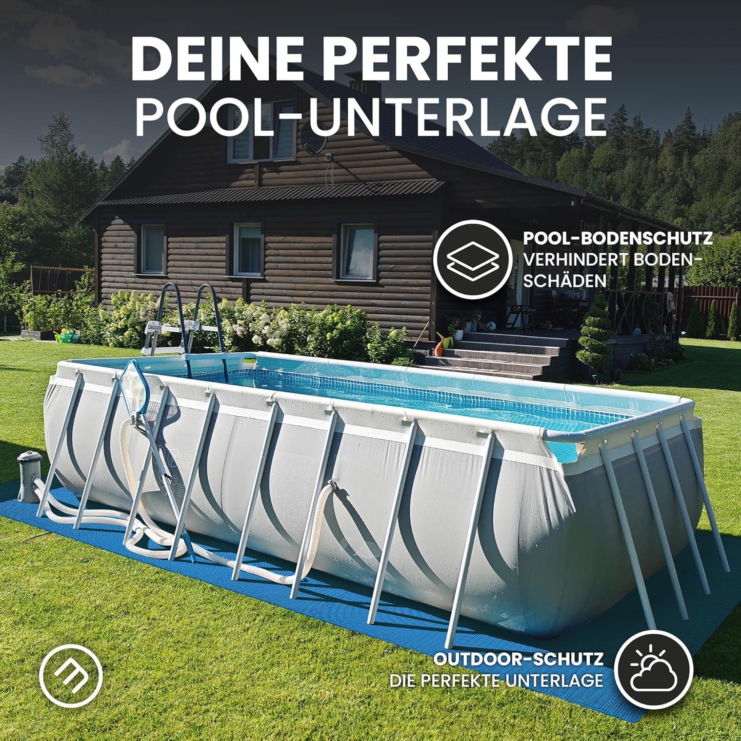 Bodenschutz- und Sportmatten-Set, 54 Stück
