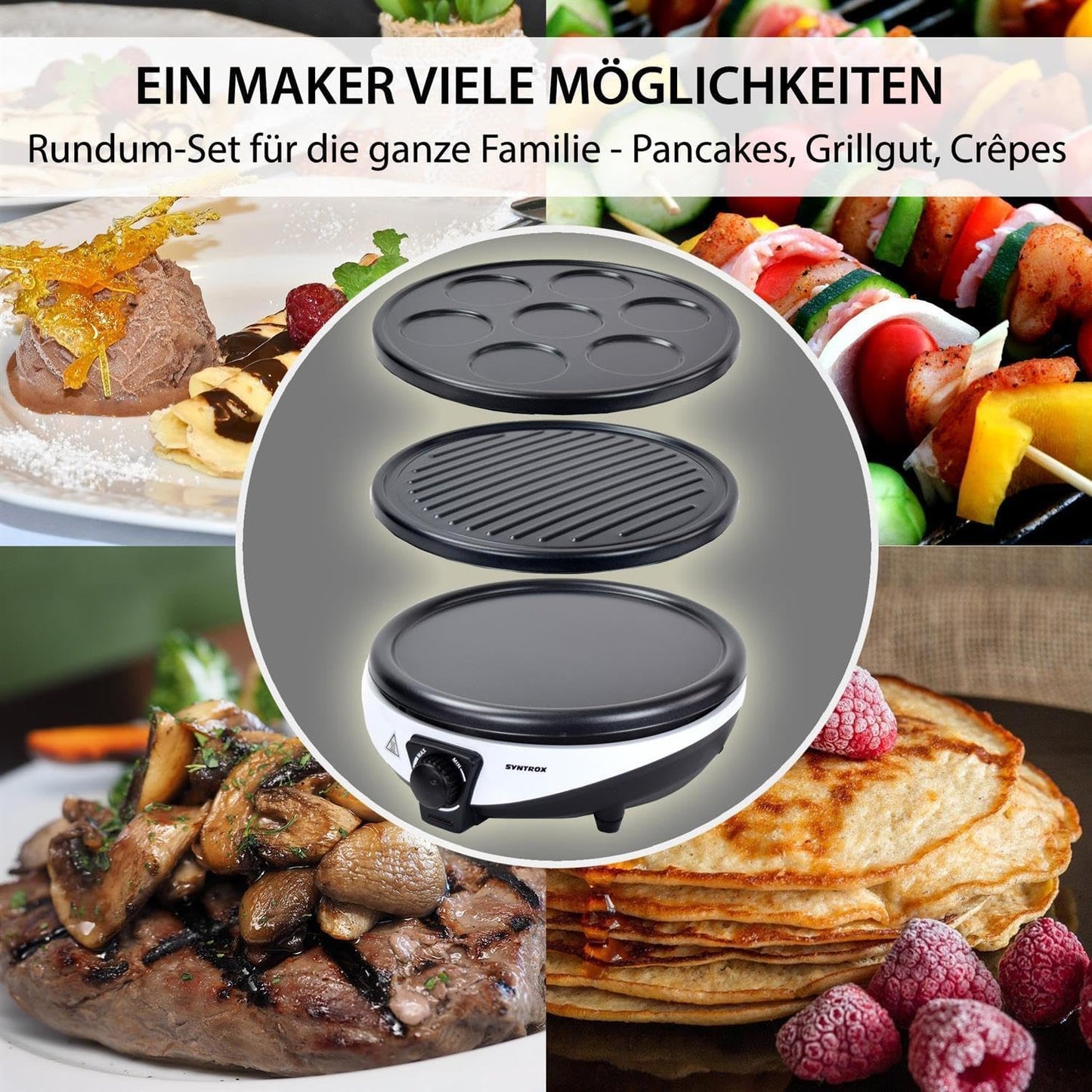 3in1 Crepes Maker