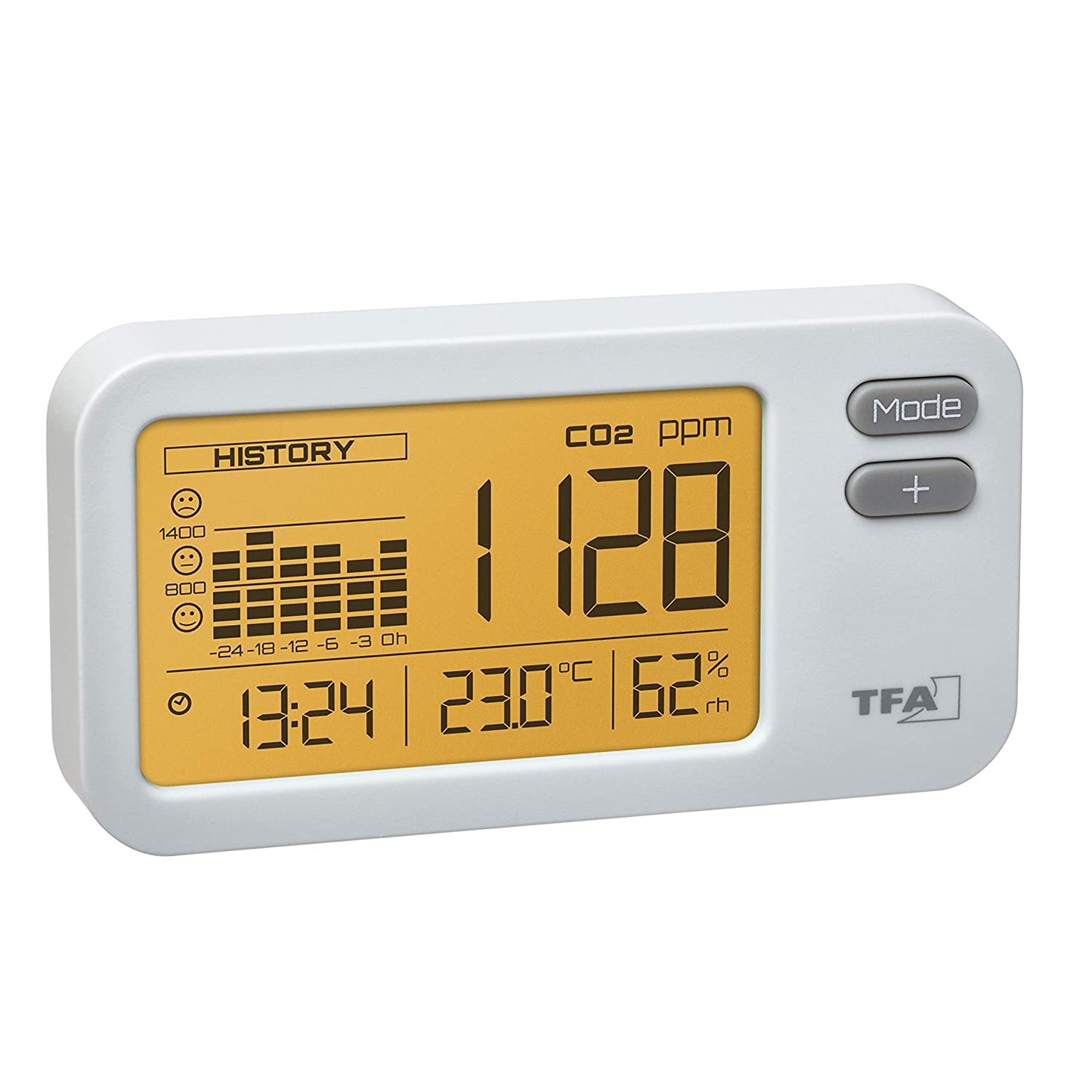 Dostmann CO?-Monitor AIRCO2NTROL COACH 31.5009, CO2-Messgerät, Weiss