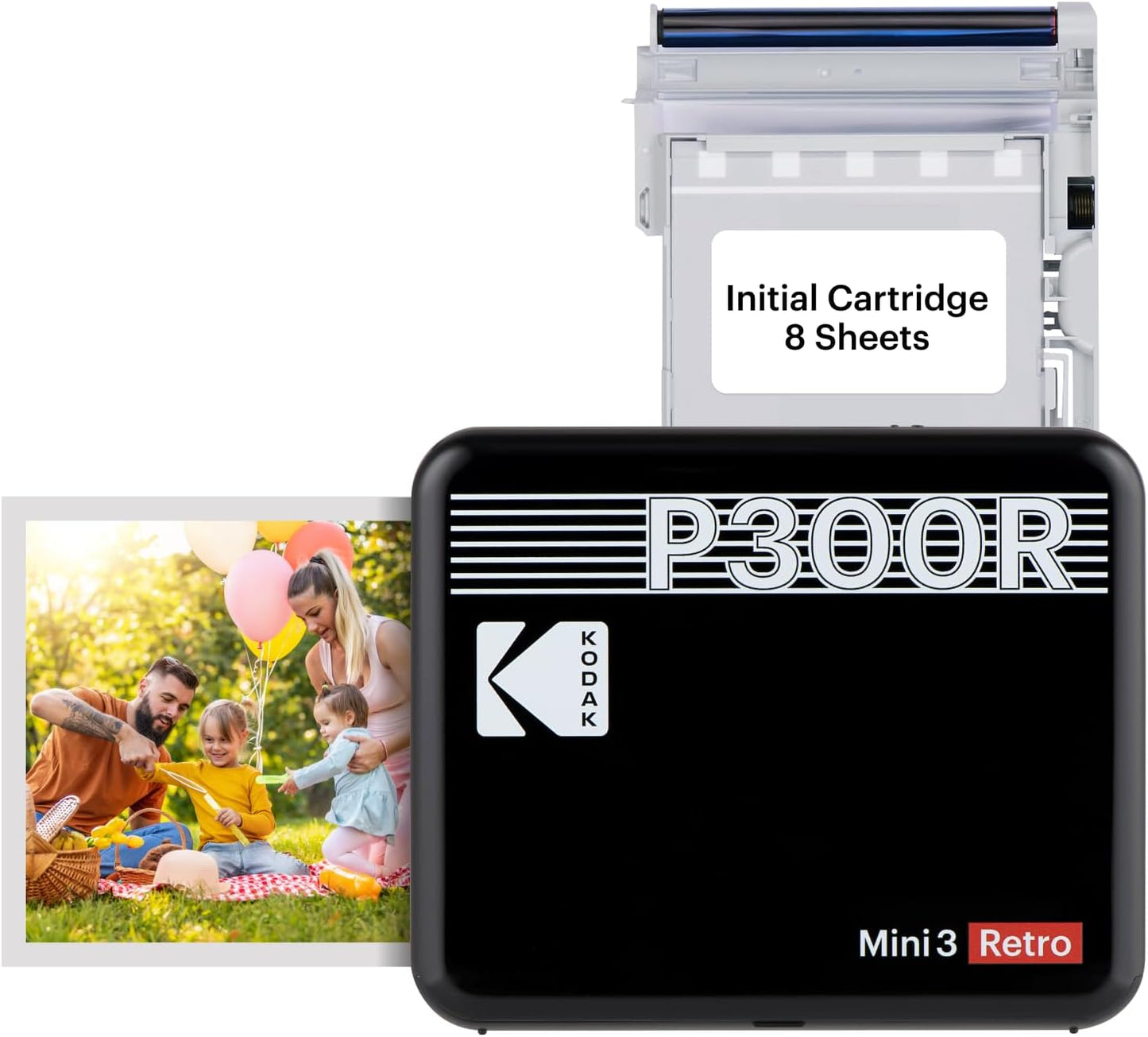 Fotodrucker Mini 3 Retro, s Schwarz