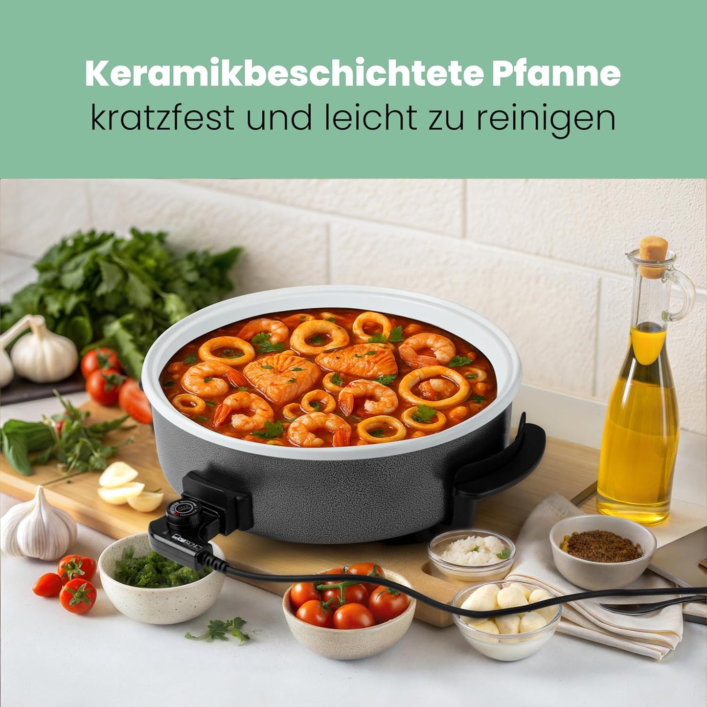 Elektrische Multifunktionspfanne PP 3570 C, 42 cm Ø