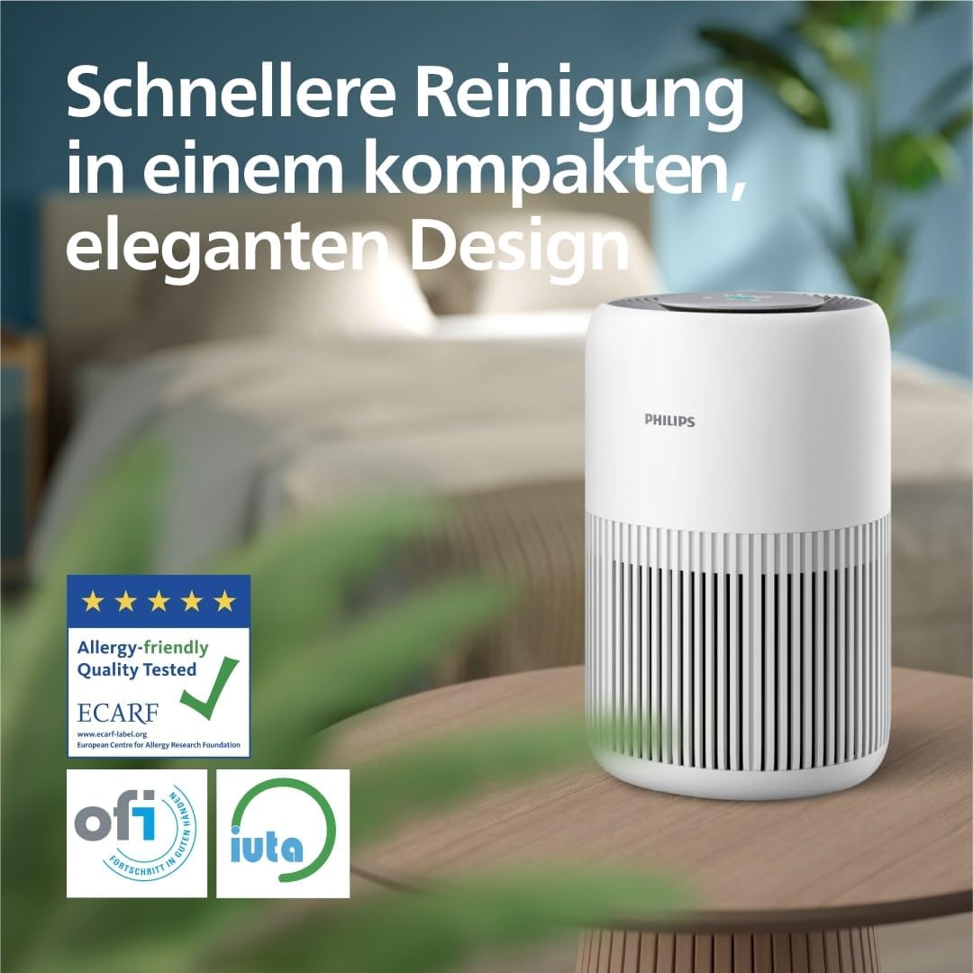 Luftreiniger 900 Serie mit HEPA und Aktivkohlefilter, Weiss