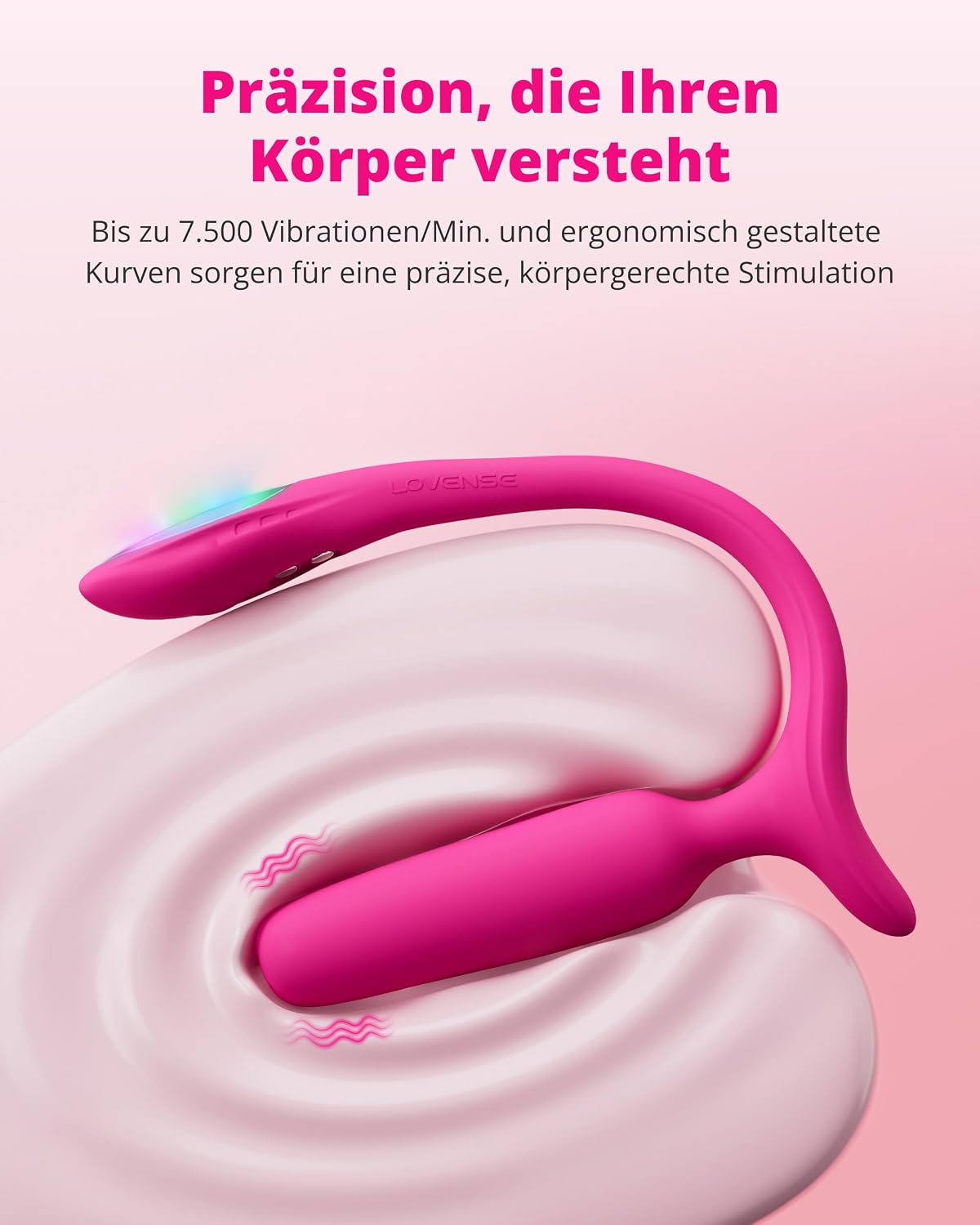 Lush Analvibrator & Plug mit App-Steuerung, wasserdicht