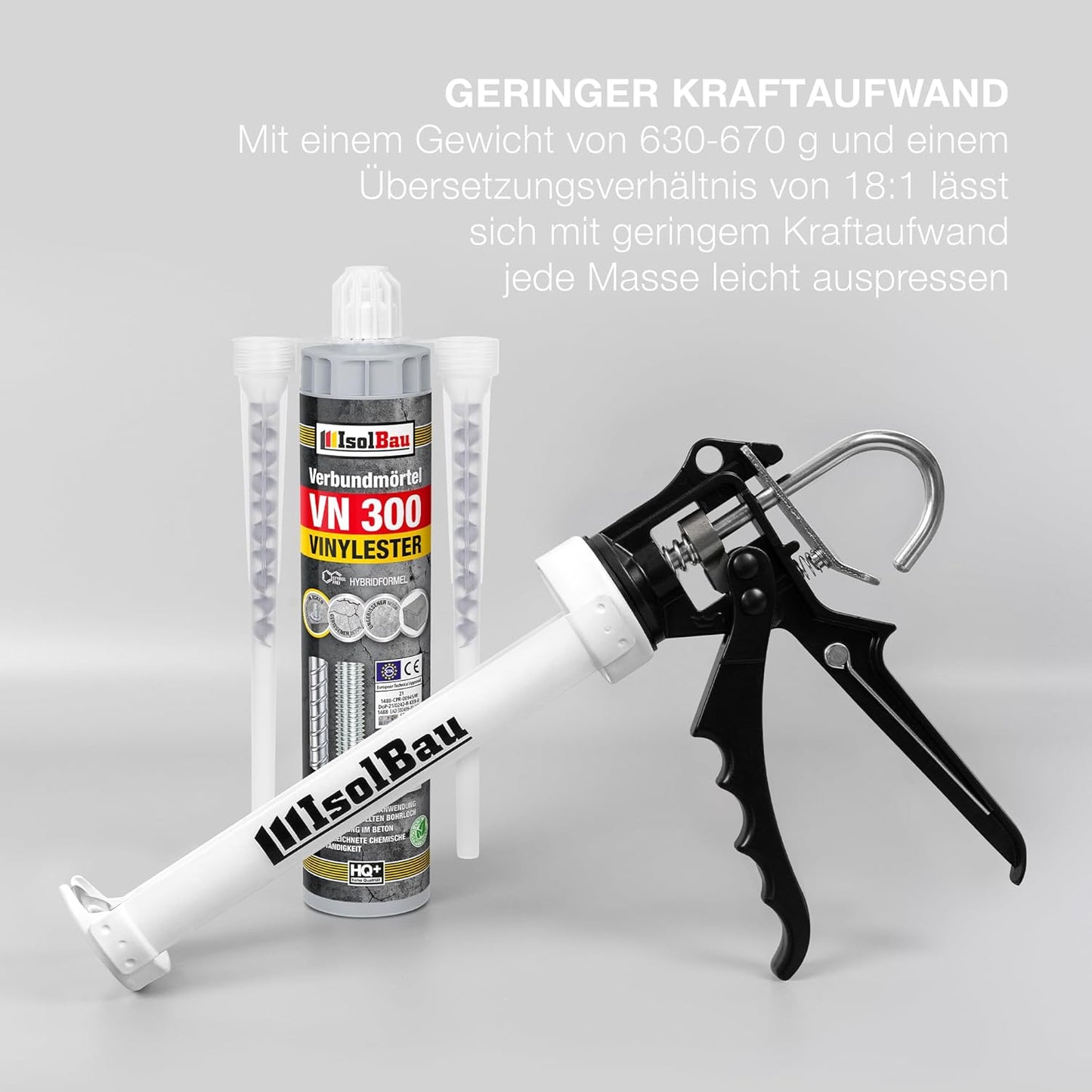 Auspresspistole 3500 für Kartuschen bis 310 ml