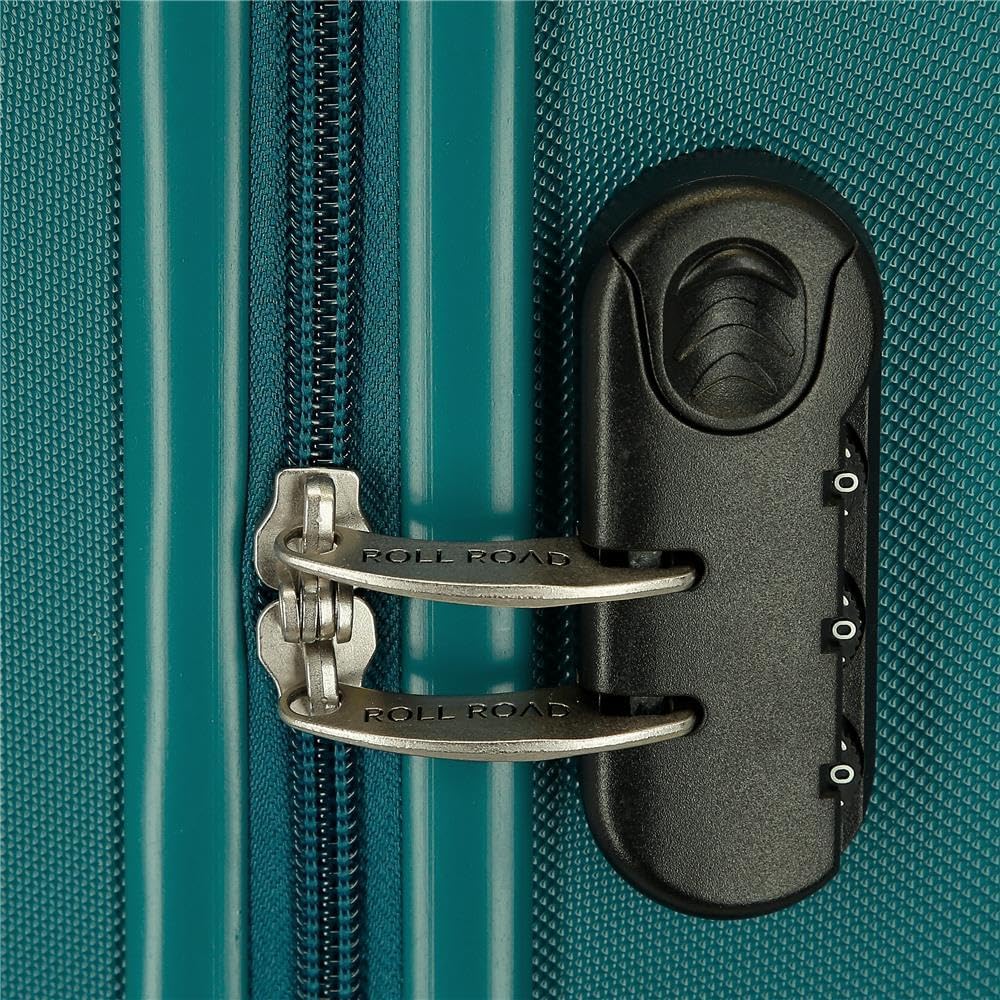 2-teiliges Hartschalen-Kofferset, Set mit 2 Koffern Grün