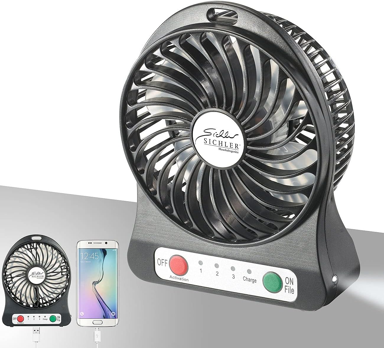 Akku-Tischventilator