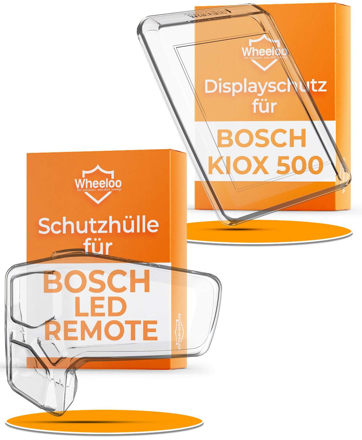 Ebike Displayschutz-Set für Bosch, Für Bosch LED Remote + Kiox 500 Display