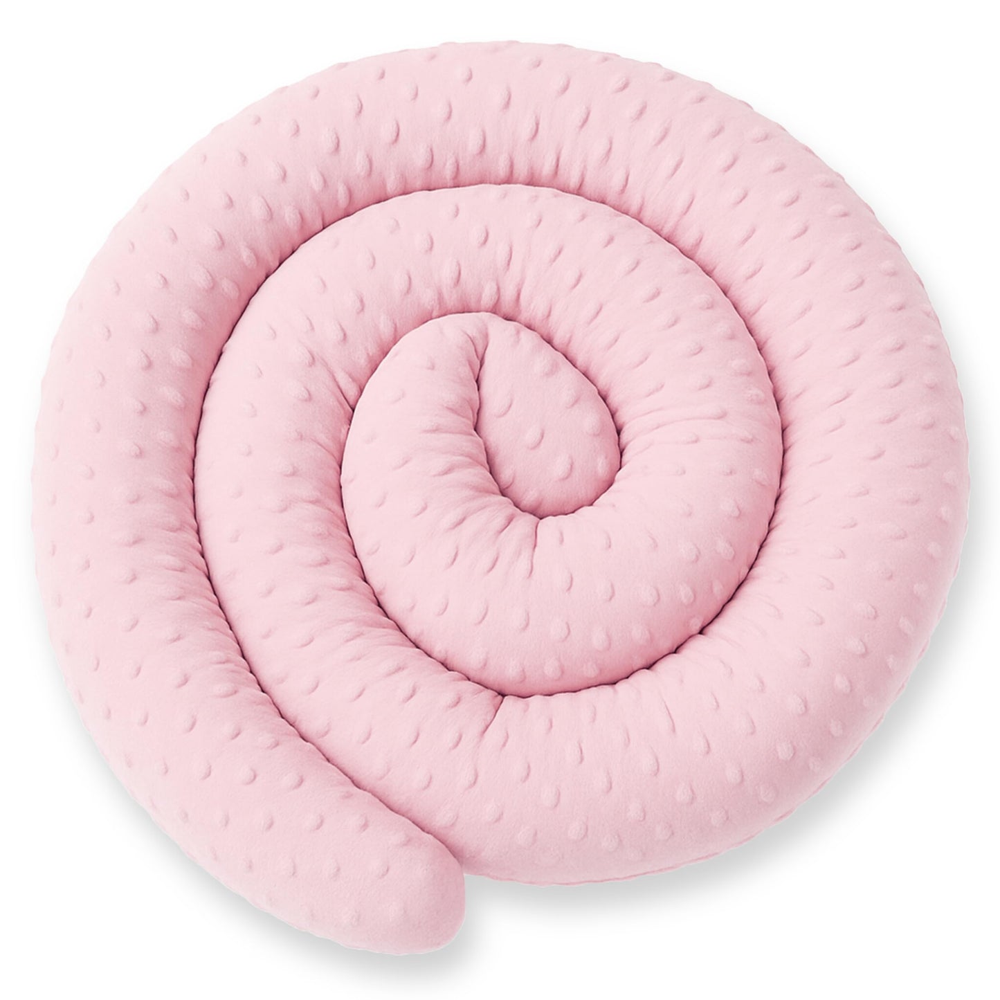 Bettschlange für Allergiker, 98 – Minky Rosa 200 cm