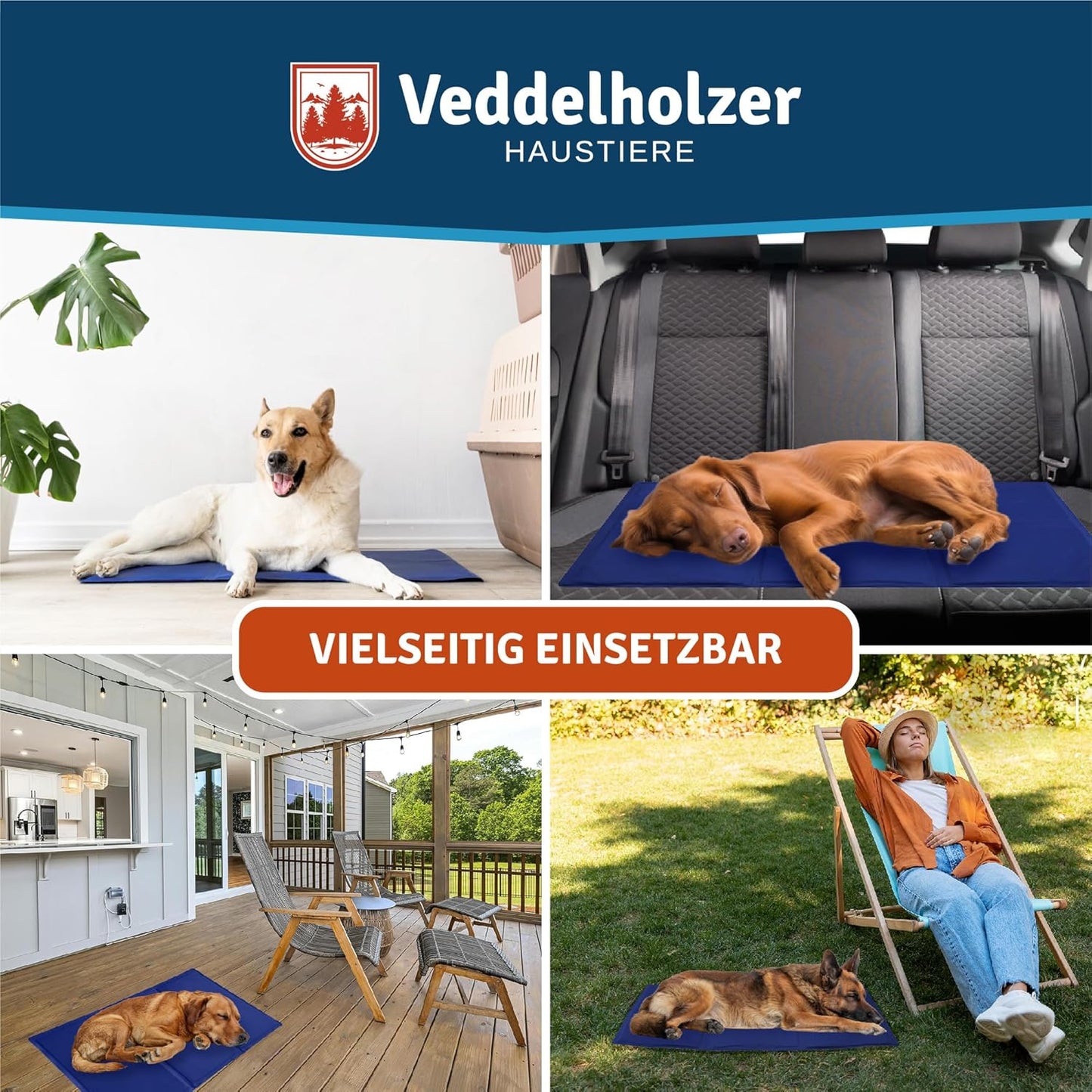 Selbstkühlende Hundematte, M Matte