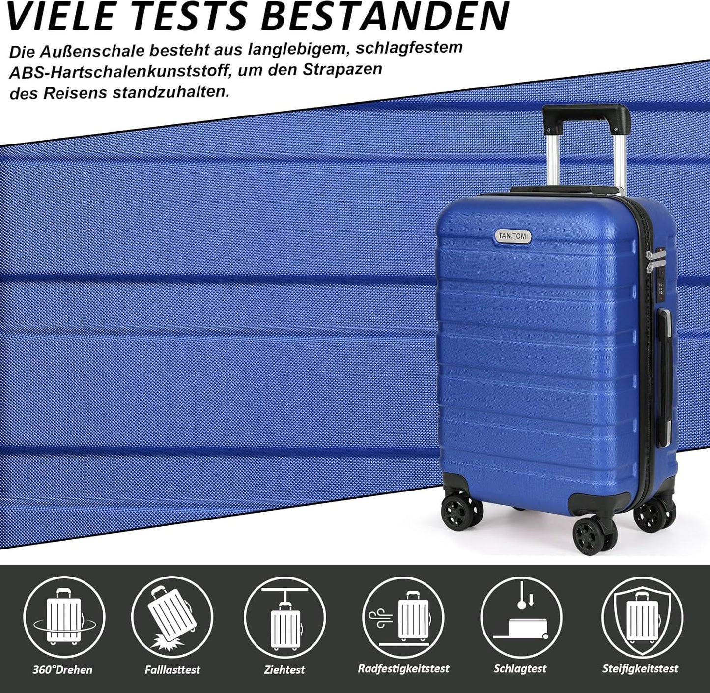 Hartschalenkoffer, Himmelblau|L (24 Zoll)