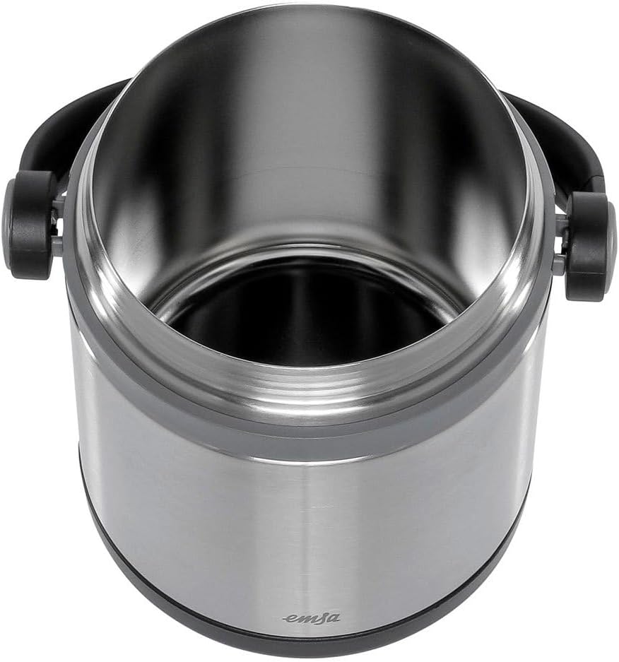 Isolier-Speisegefäss mit integriertem Speiseeinsatz, Schwarz 1.2 L Single