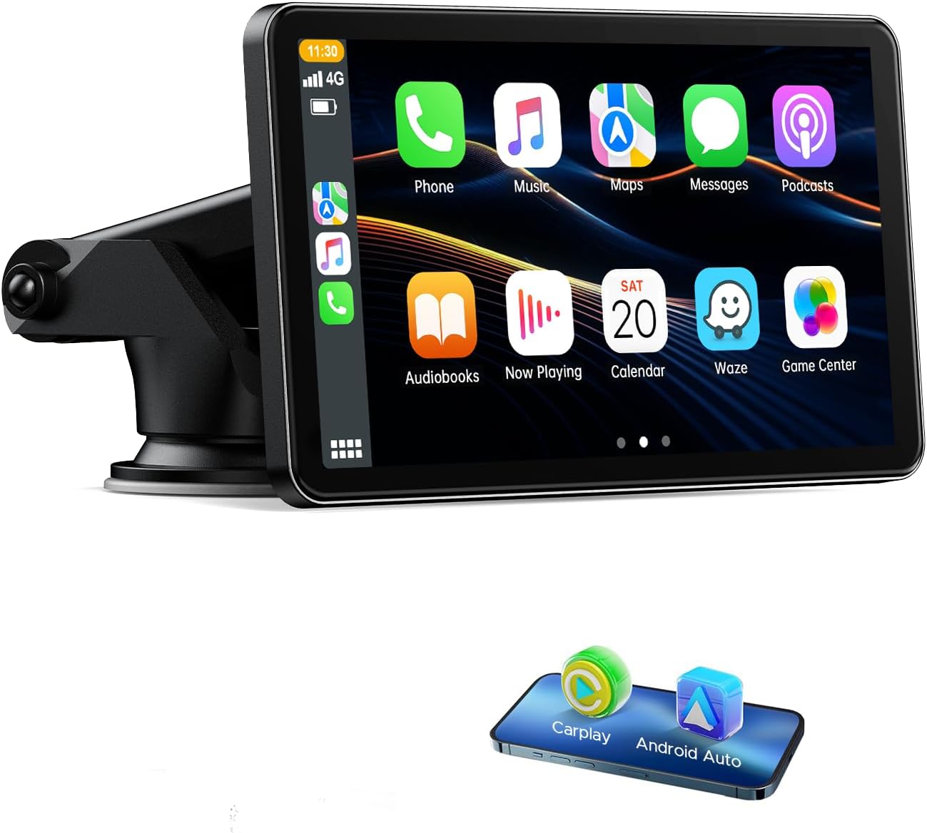 Wireless Carplay Android Auto Display mit Touchscreen