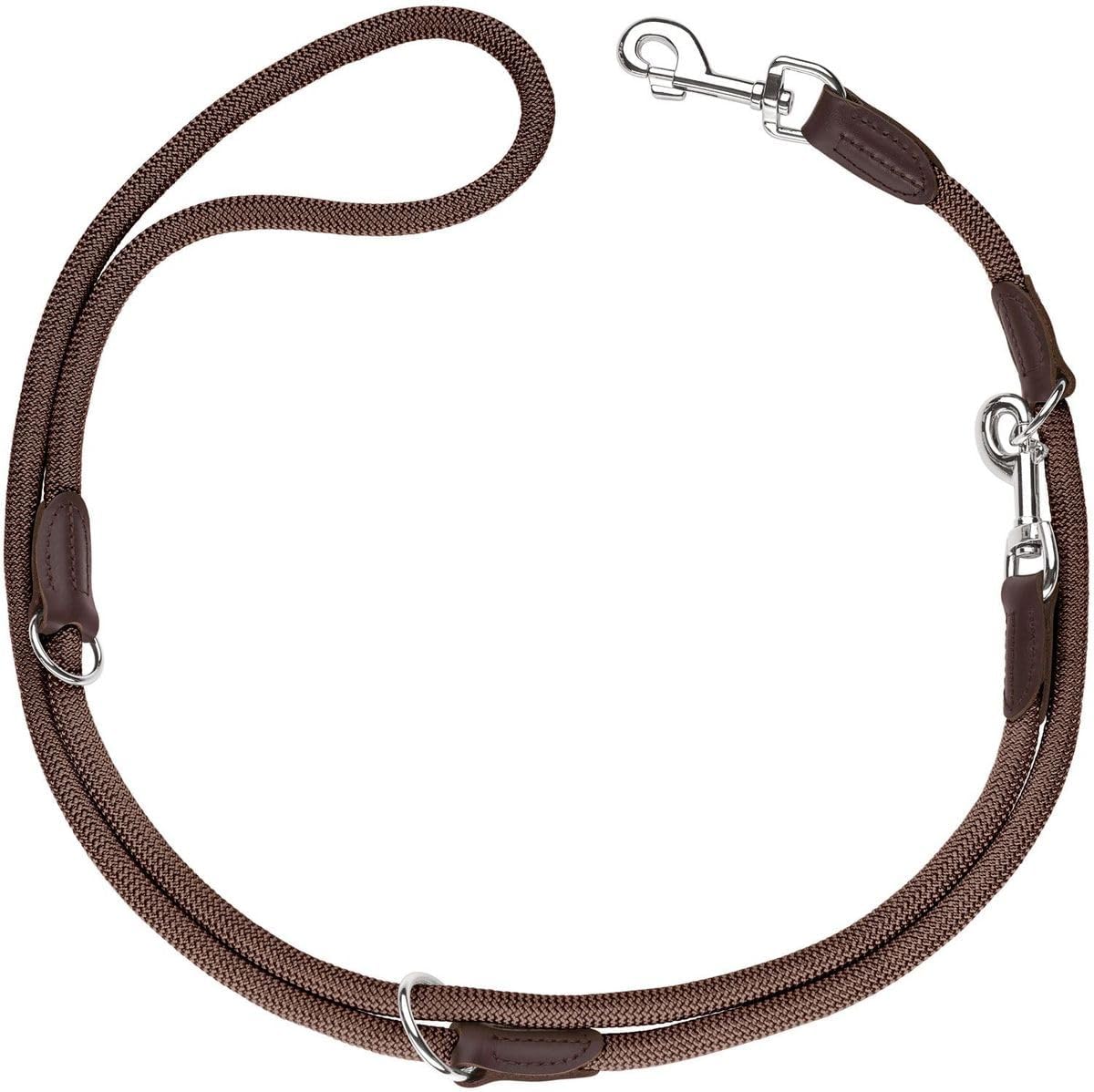 Freestyle - verstellbare Führleine für Hunde (200 cm), 0.8x200 cm (1er Pack), braun